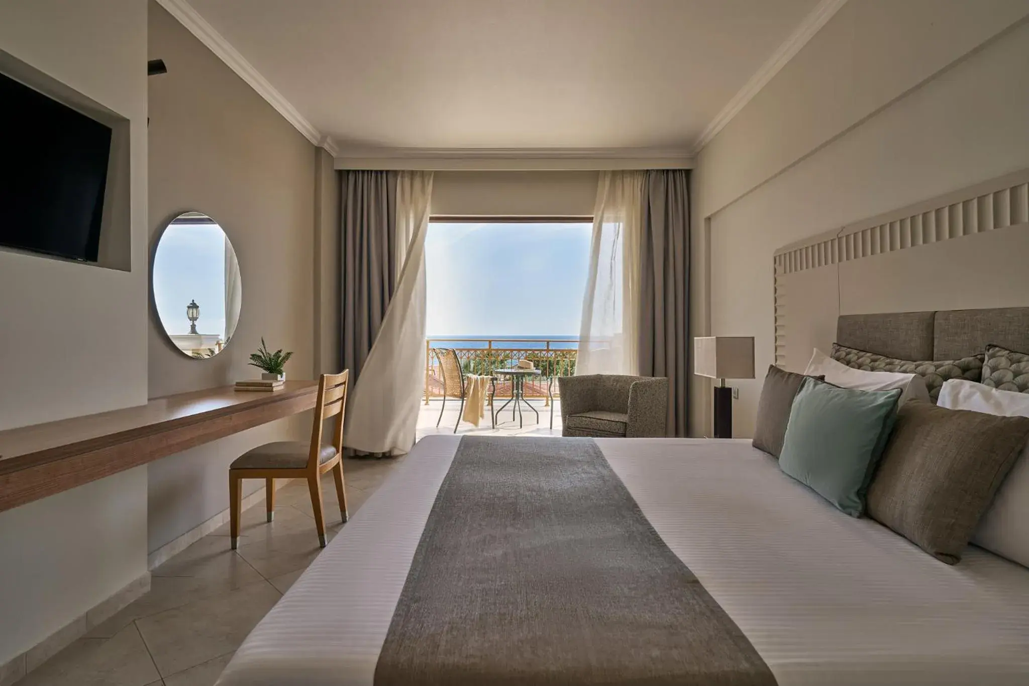 Bedroom, Bed in Lindos Imperial Resort & Spa Bedroom, Bed in Lindos Imperial Resort & Spa