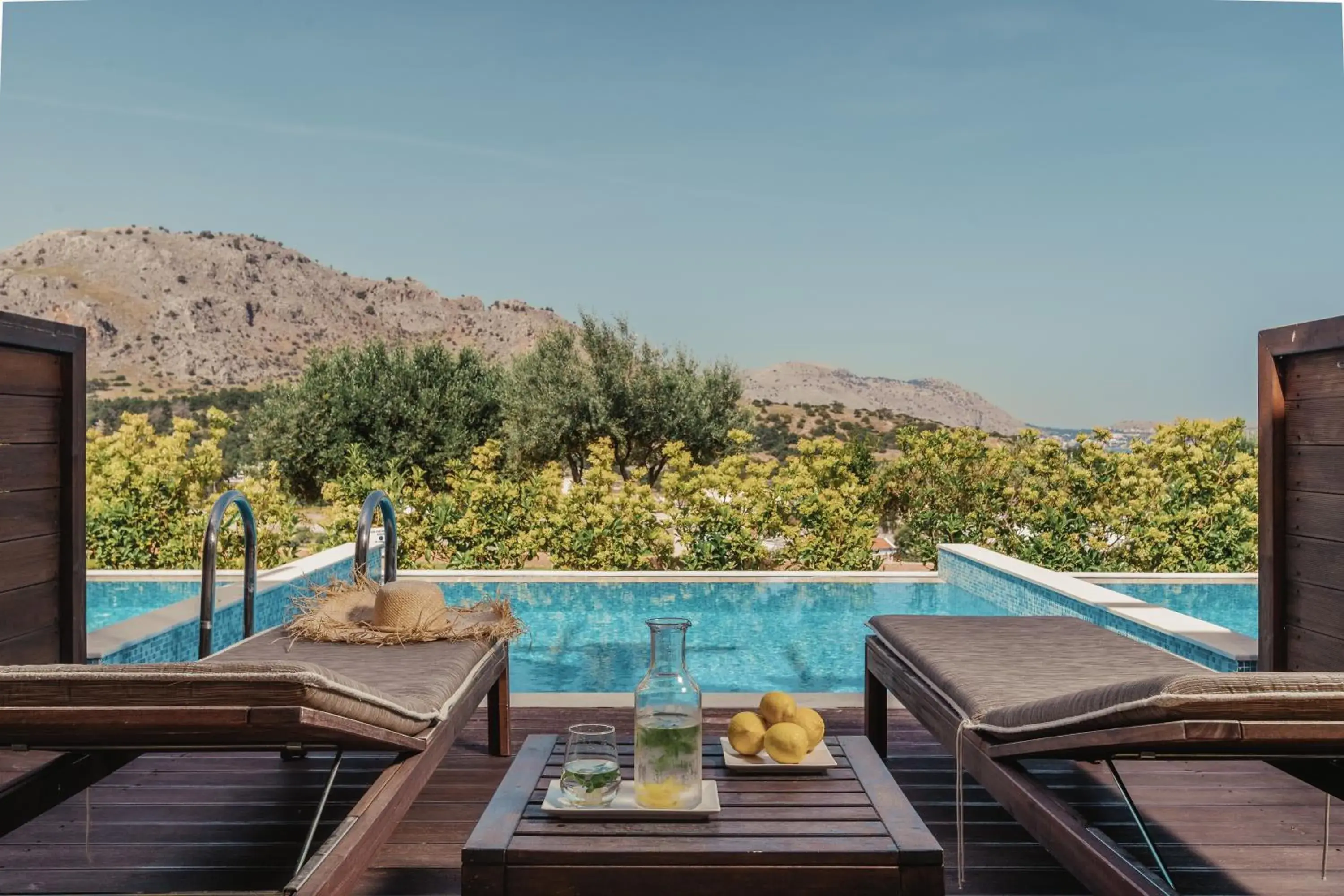 Garden view in Lindos Imperial Resort & Spa Garden view in Lindos Imperial Resort & Spa