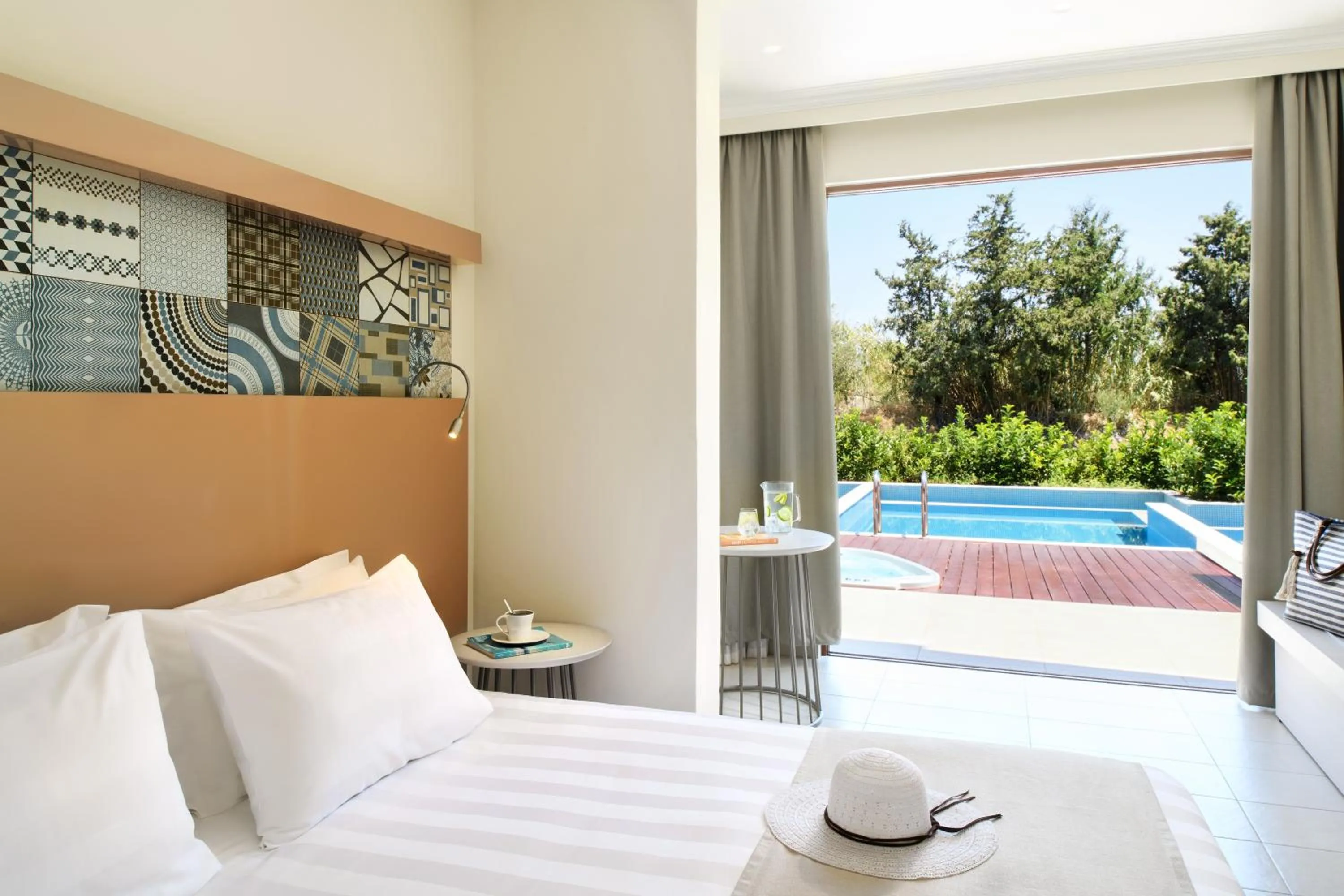Suite with Private Pool and Jetted Tub with Garden View in Lindos Imperial Resort & Spa