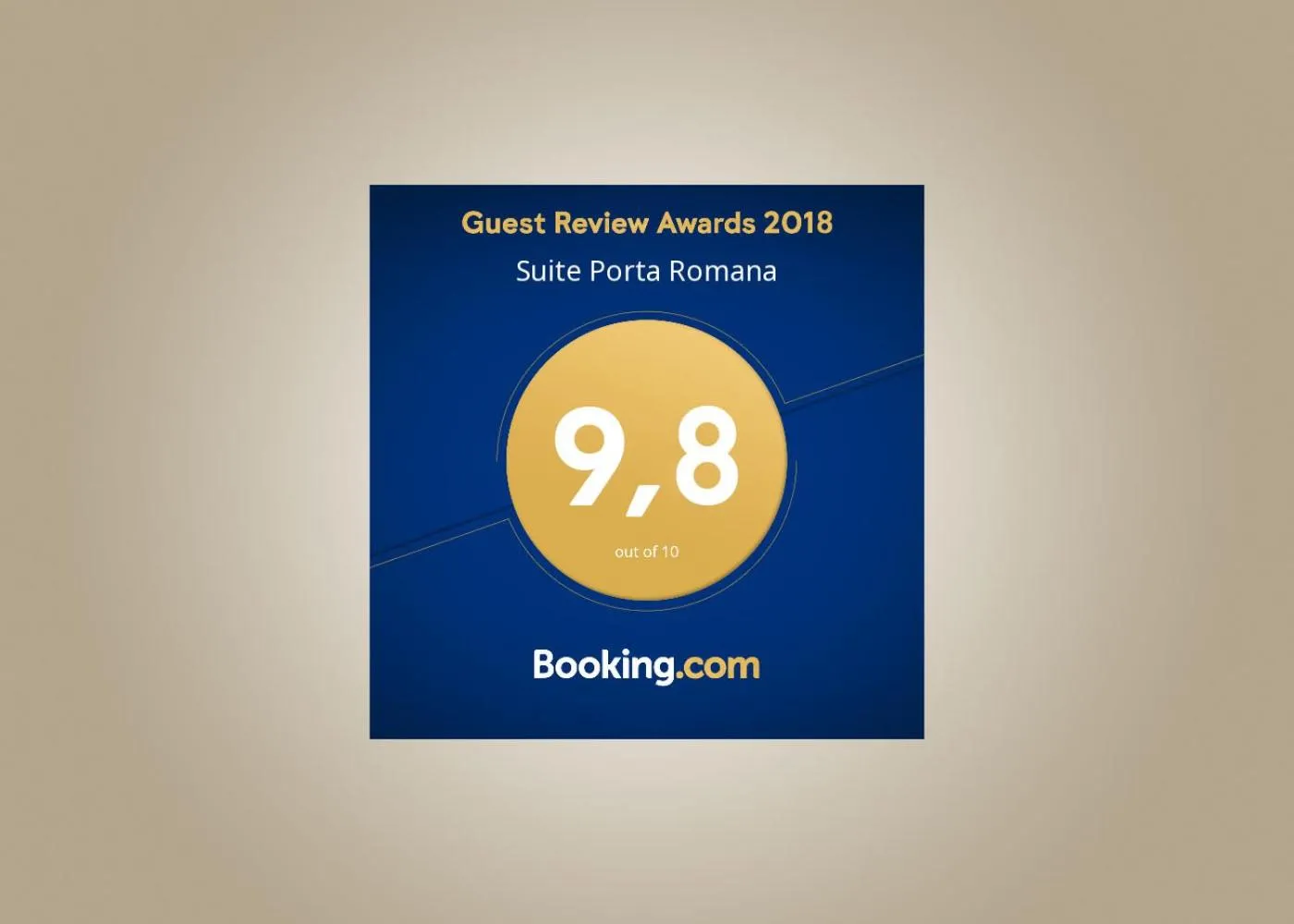 Certificate/Award in Suite Porta Romana #2