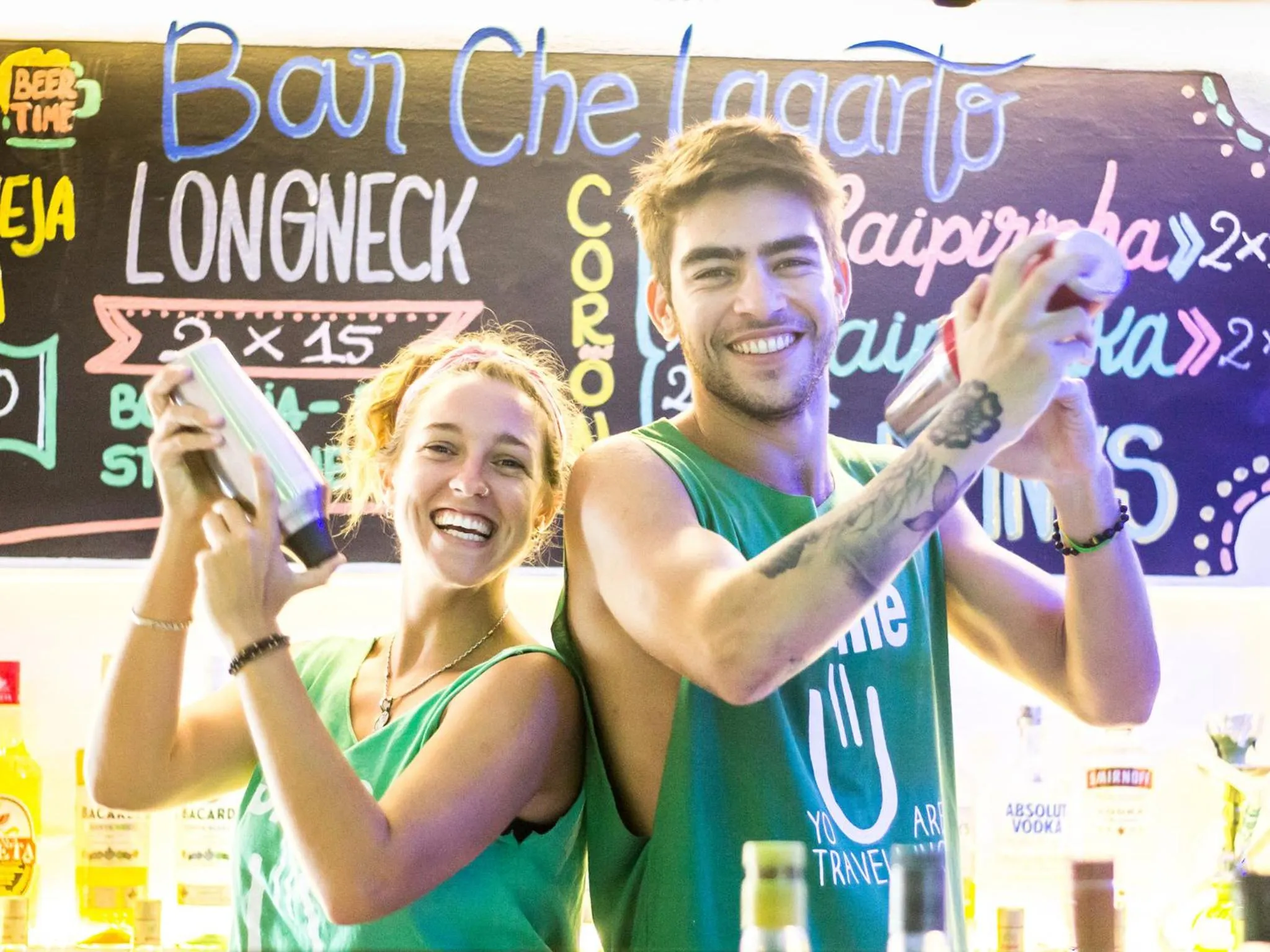 Staff in Che Lagarto Hostel Morro De São Paulo