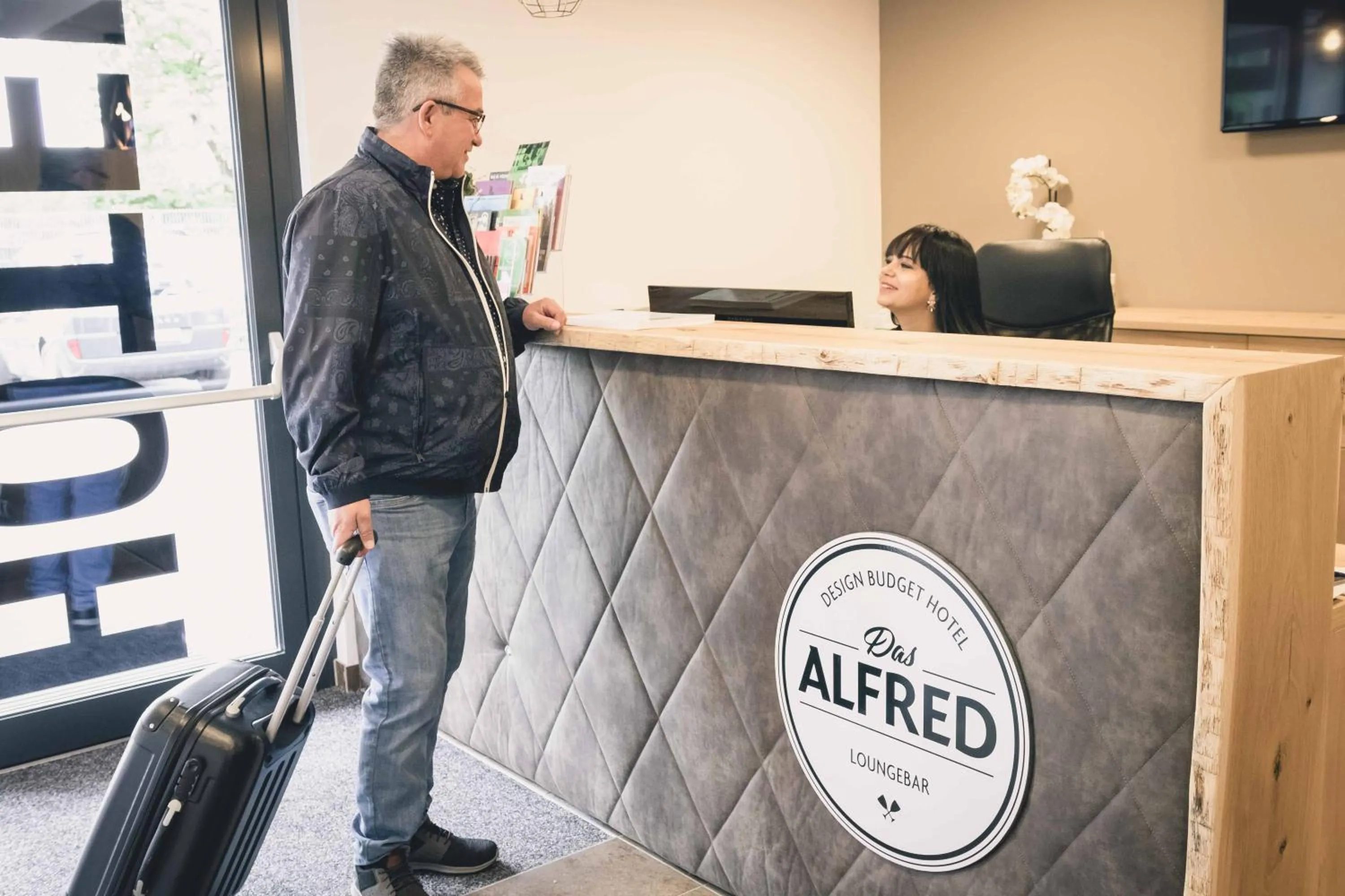 Lobby or reception in Das Alfred