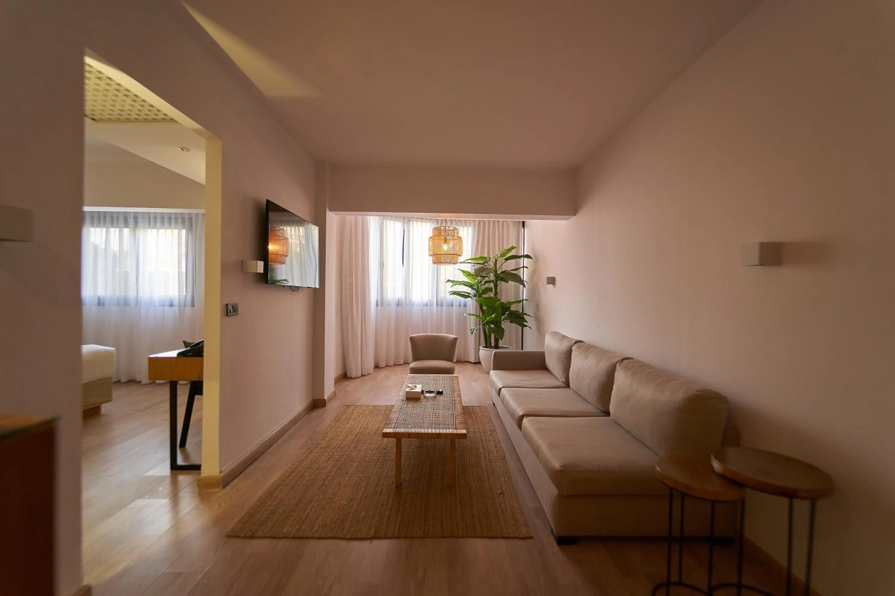 Seating area in New President Hotel Cairo