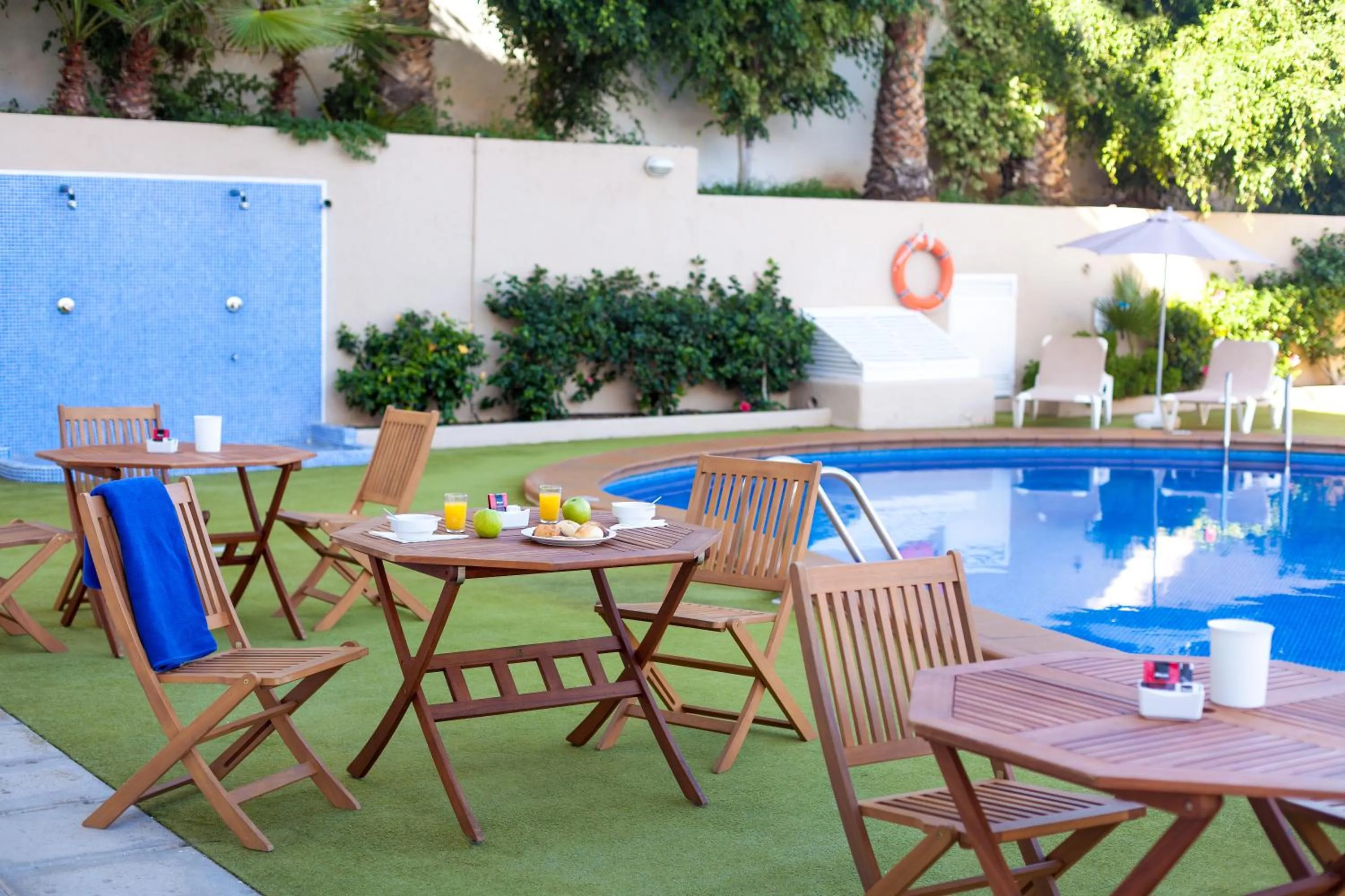 Garden in Apartamentos Los Dragos del Norte