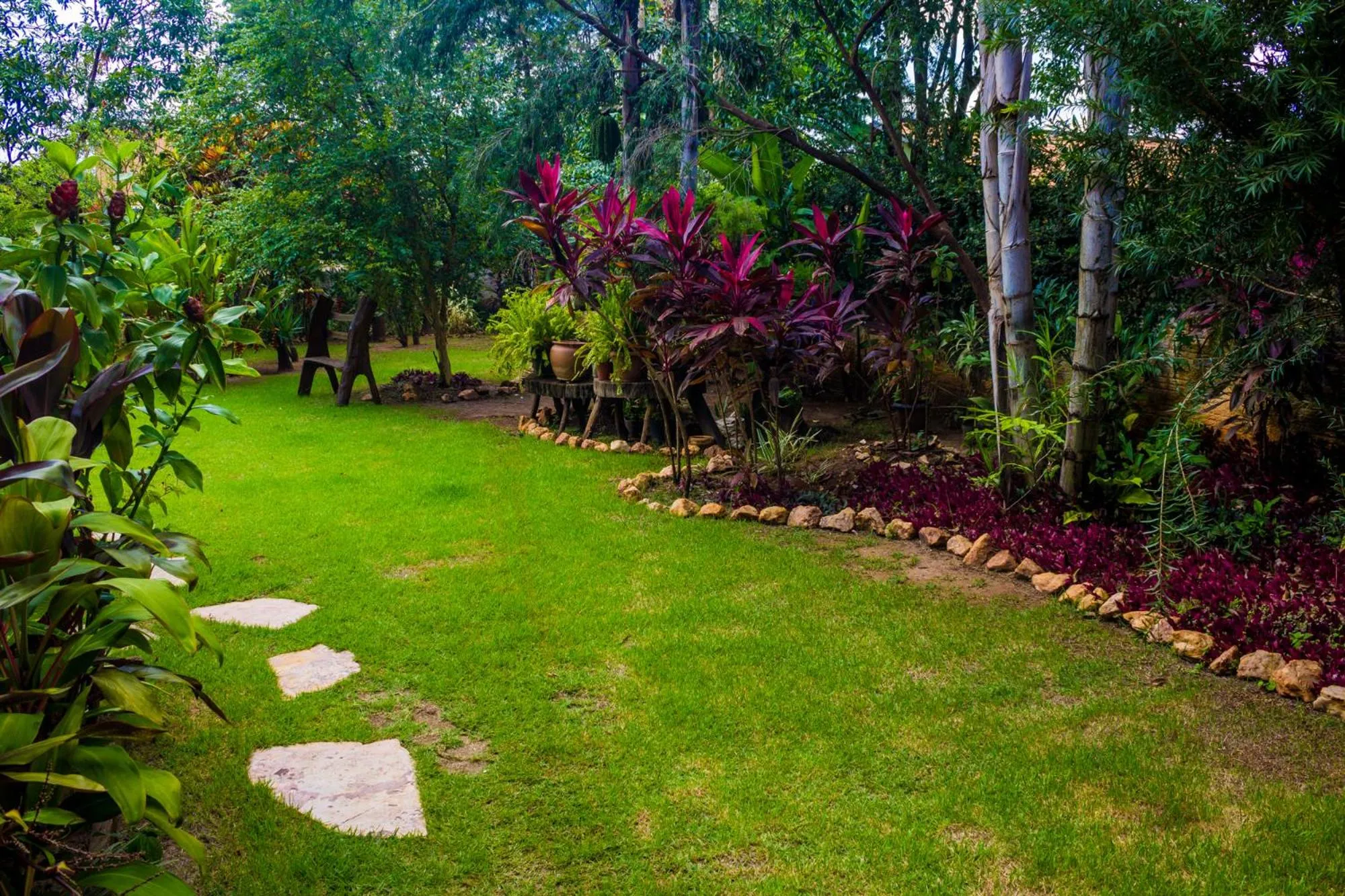 Garden in Pousada Chamamé