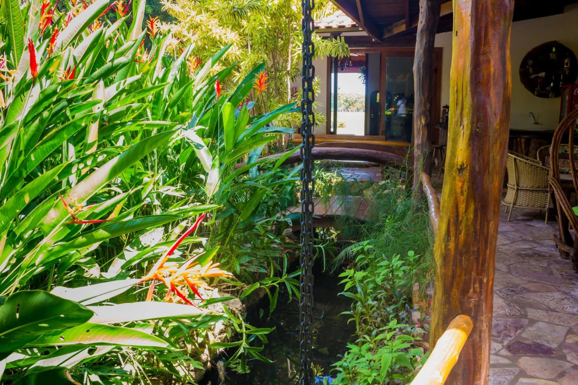 Garden in Pousada Chamamé