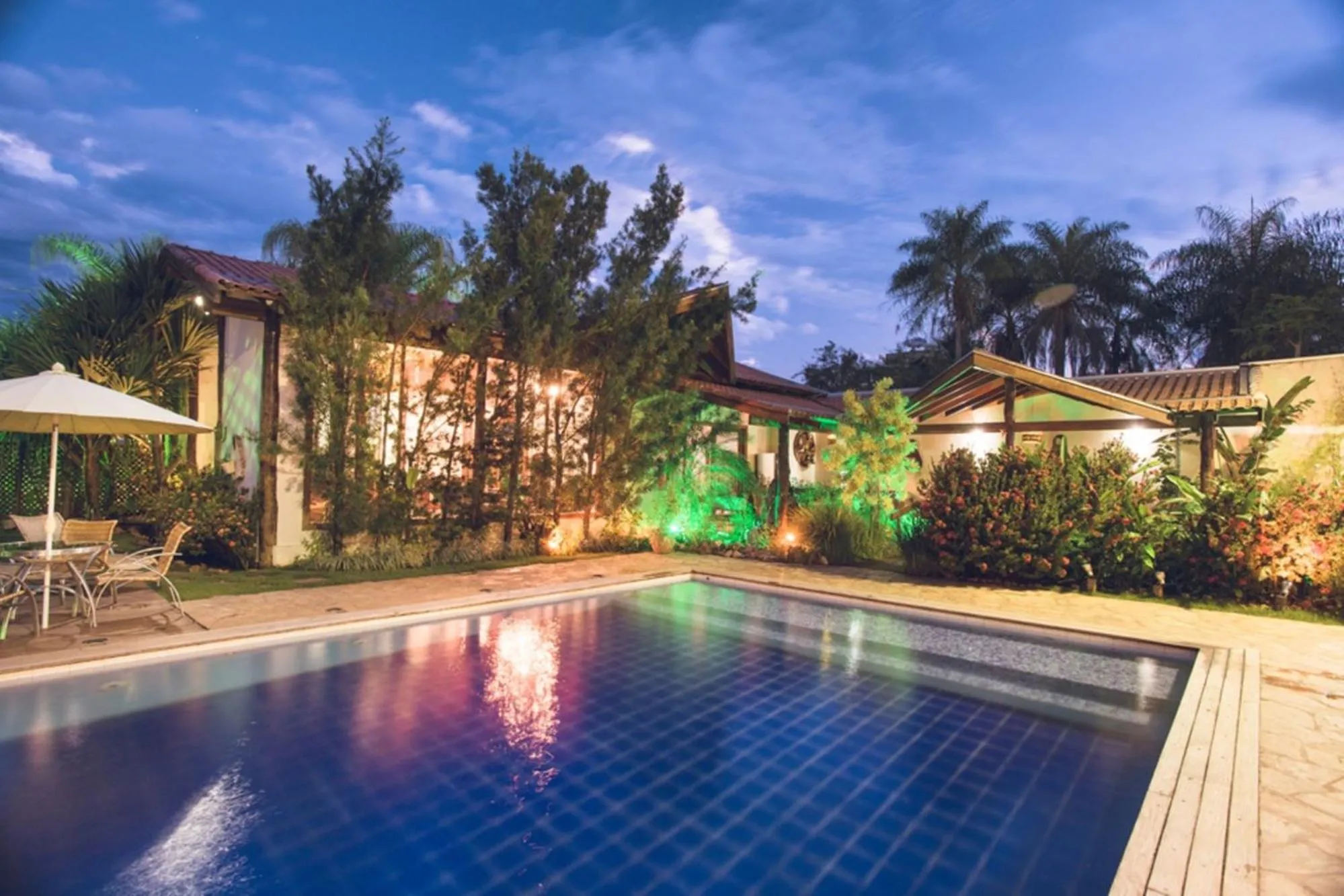 Sunset in Pousada Chamamé