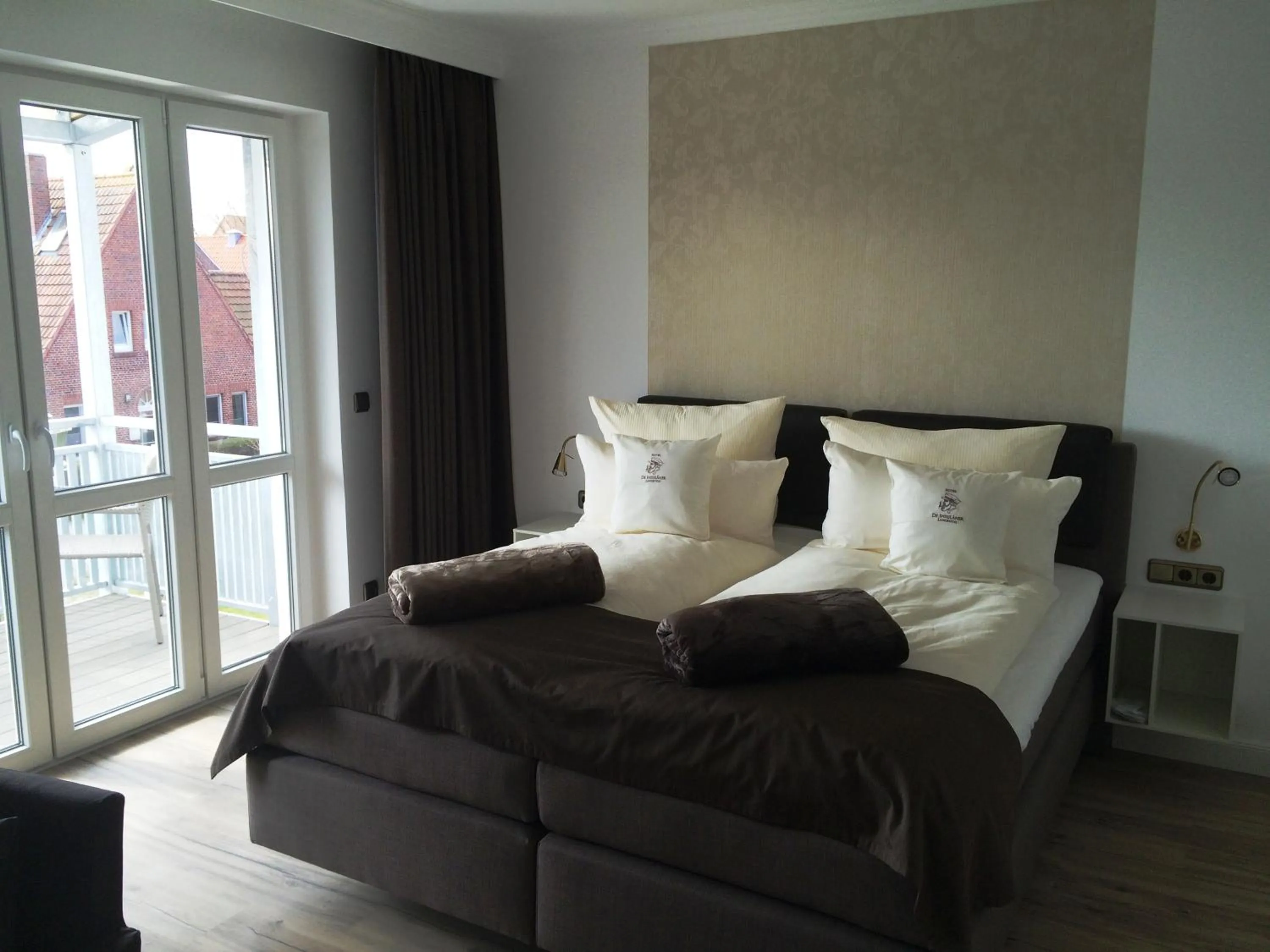 Bed in Hotel De Insulåner