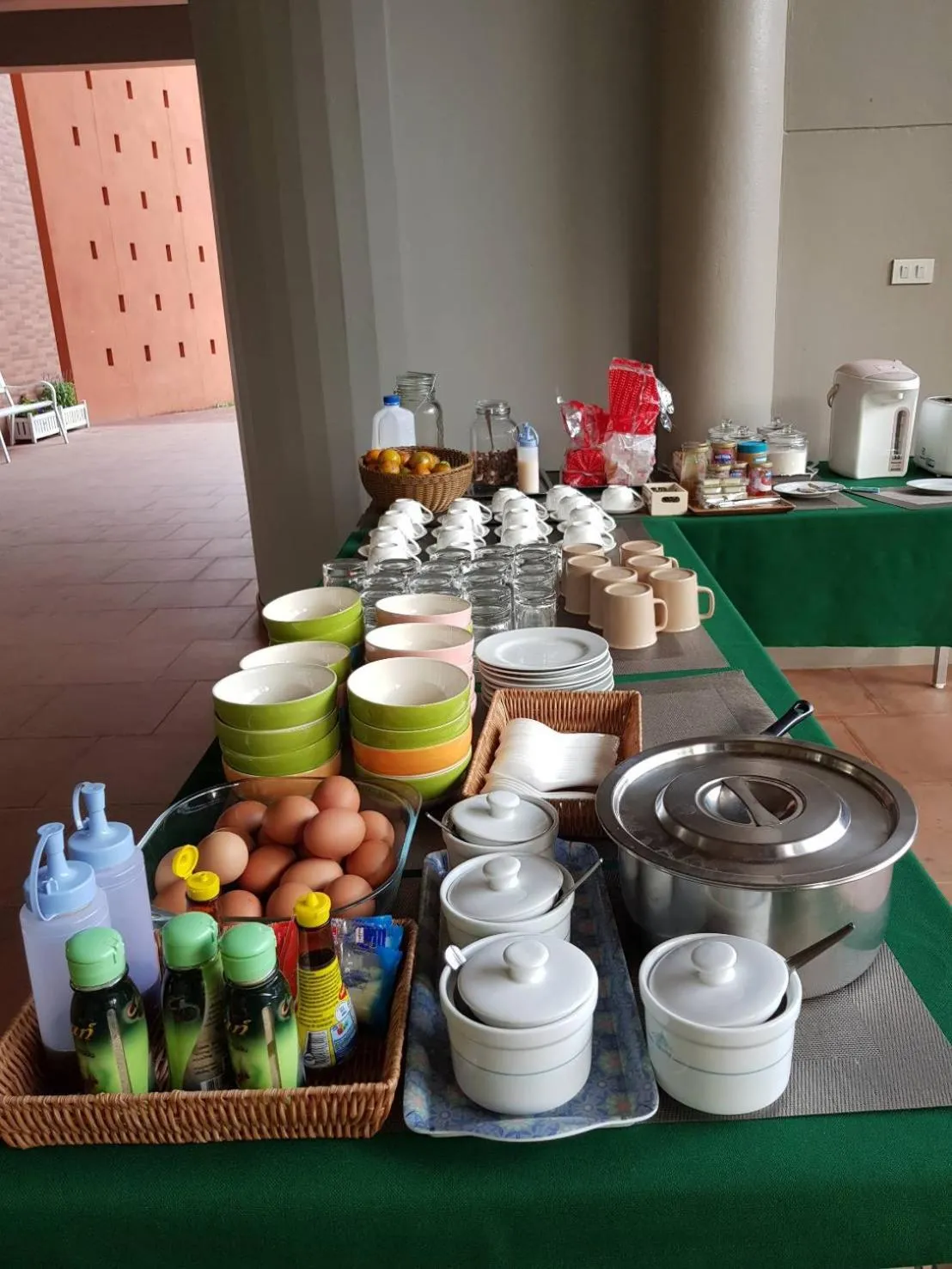 Breakfast in Arantarakiri Resort Khao Yai