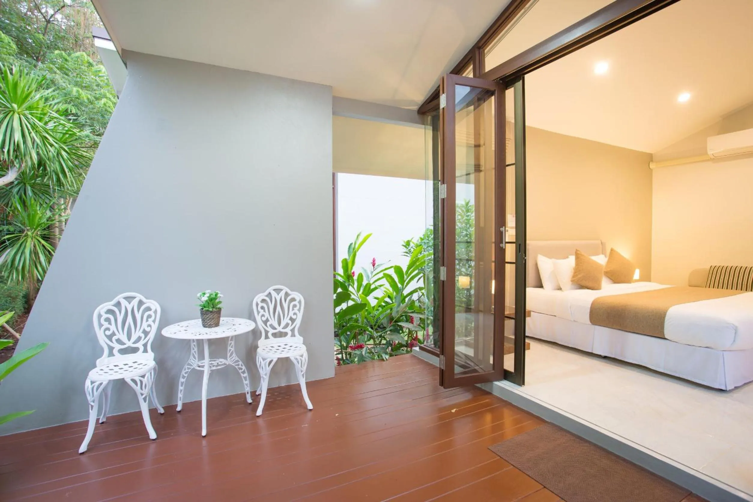 Bed in Arantarakiri Resort Khao Yai