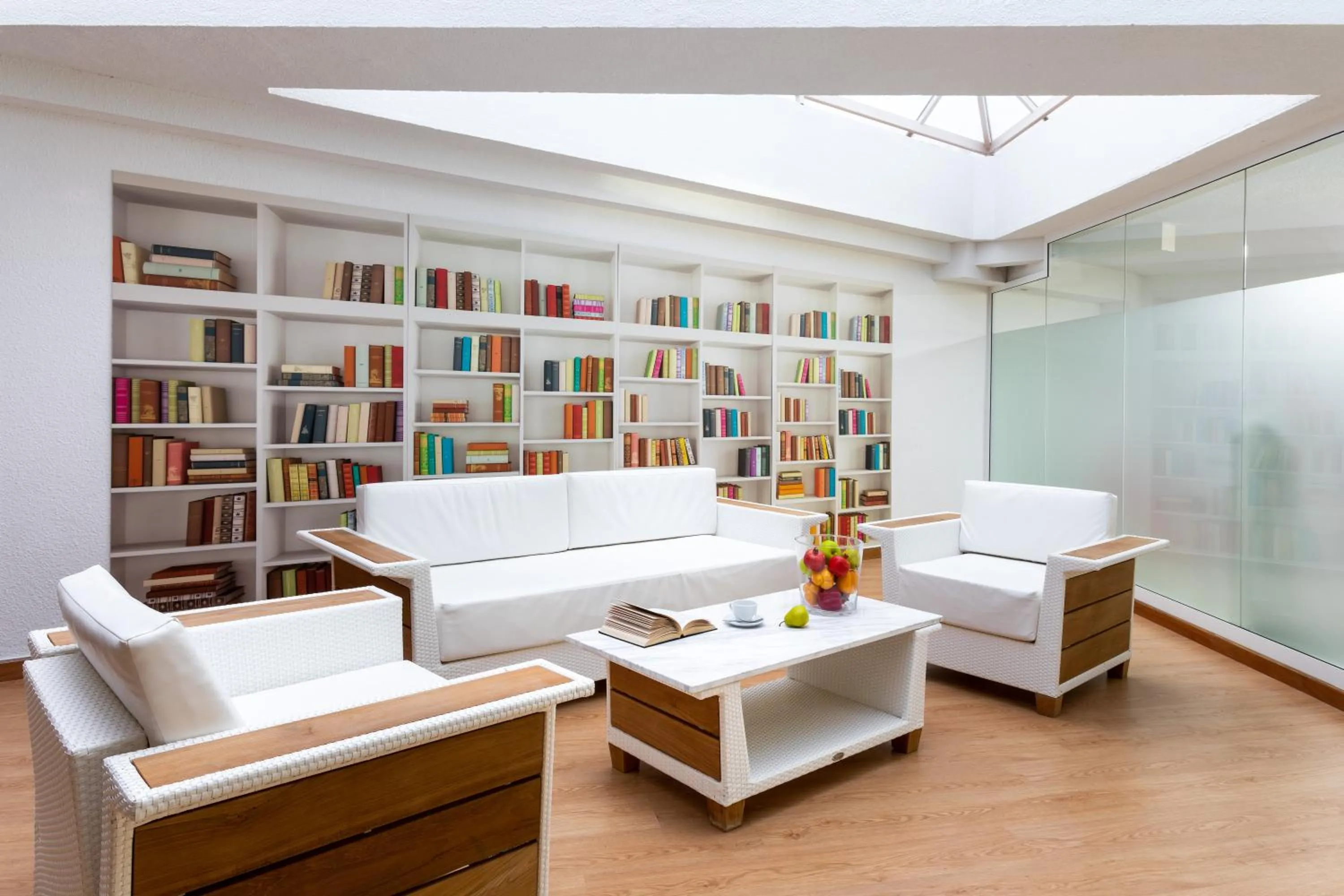 Library in Aparthotel Los Dragos del Sur