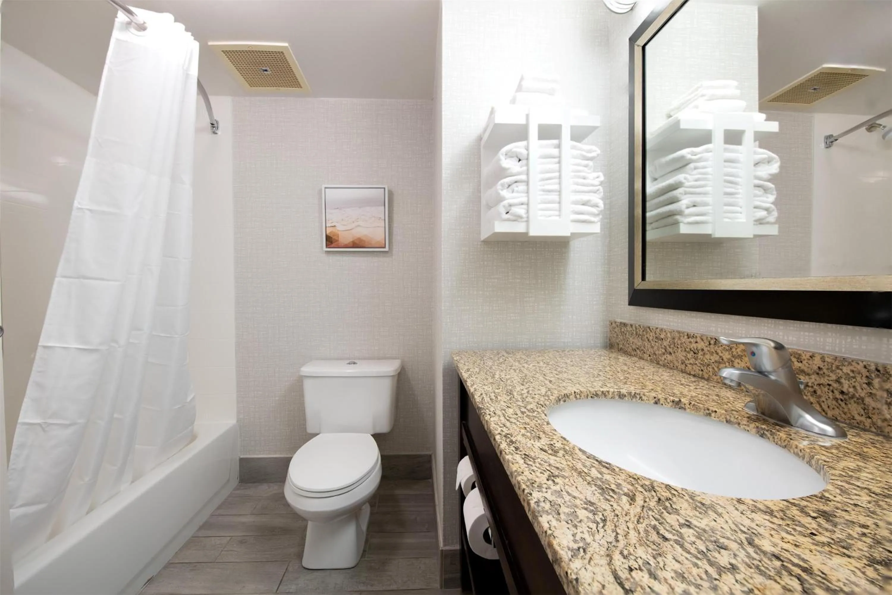 Bathroom in Hampton Inn Newport News-Yorktown