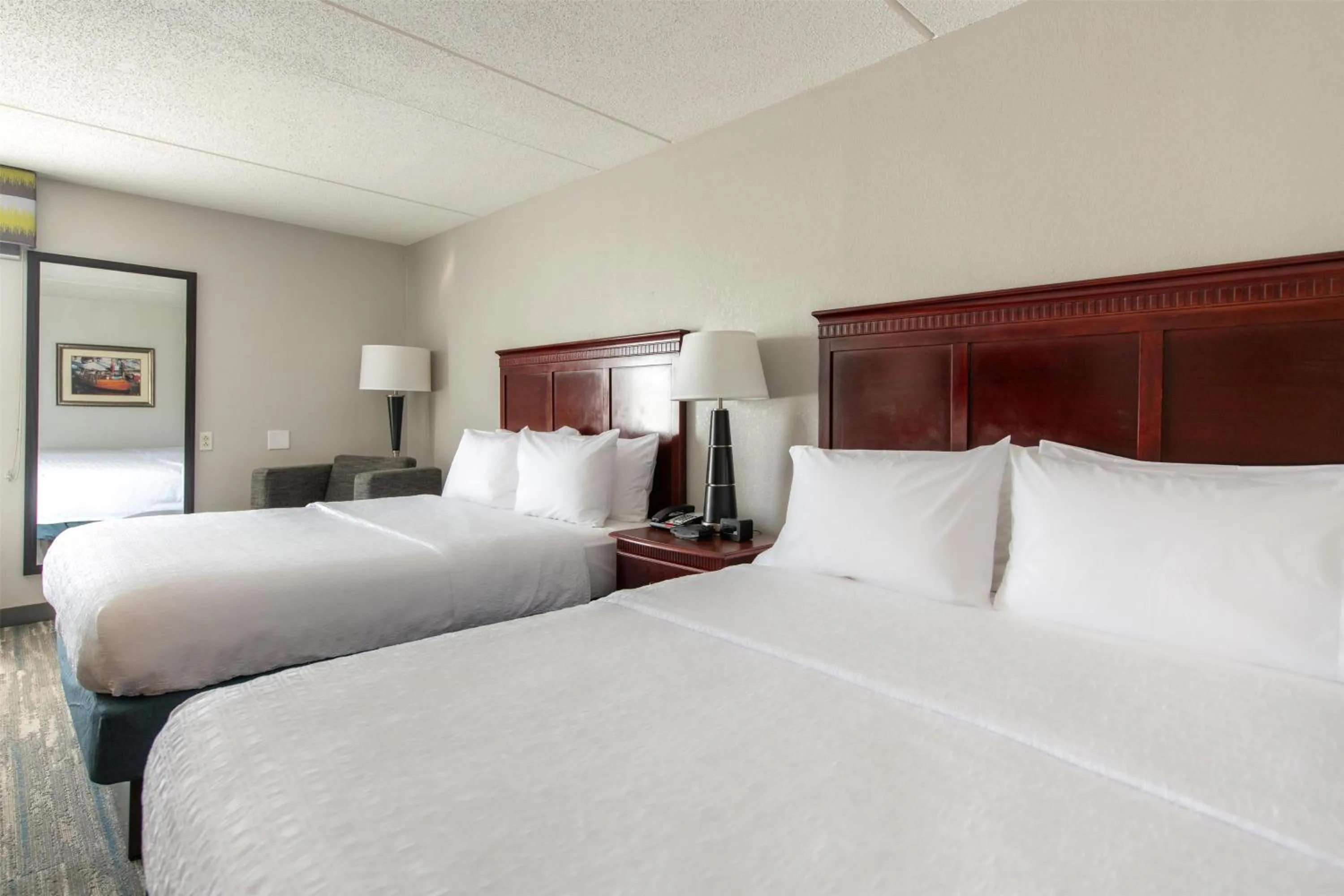 Bed in Hampton Inn Newport News-Yorktown