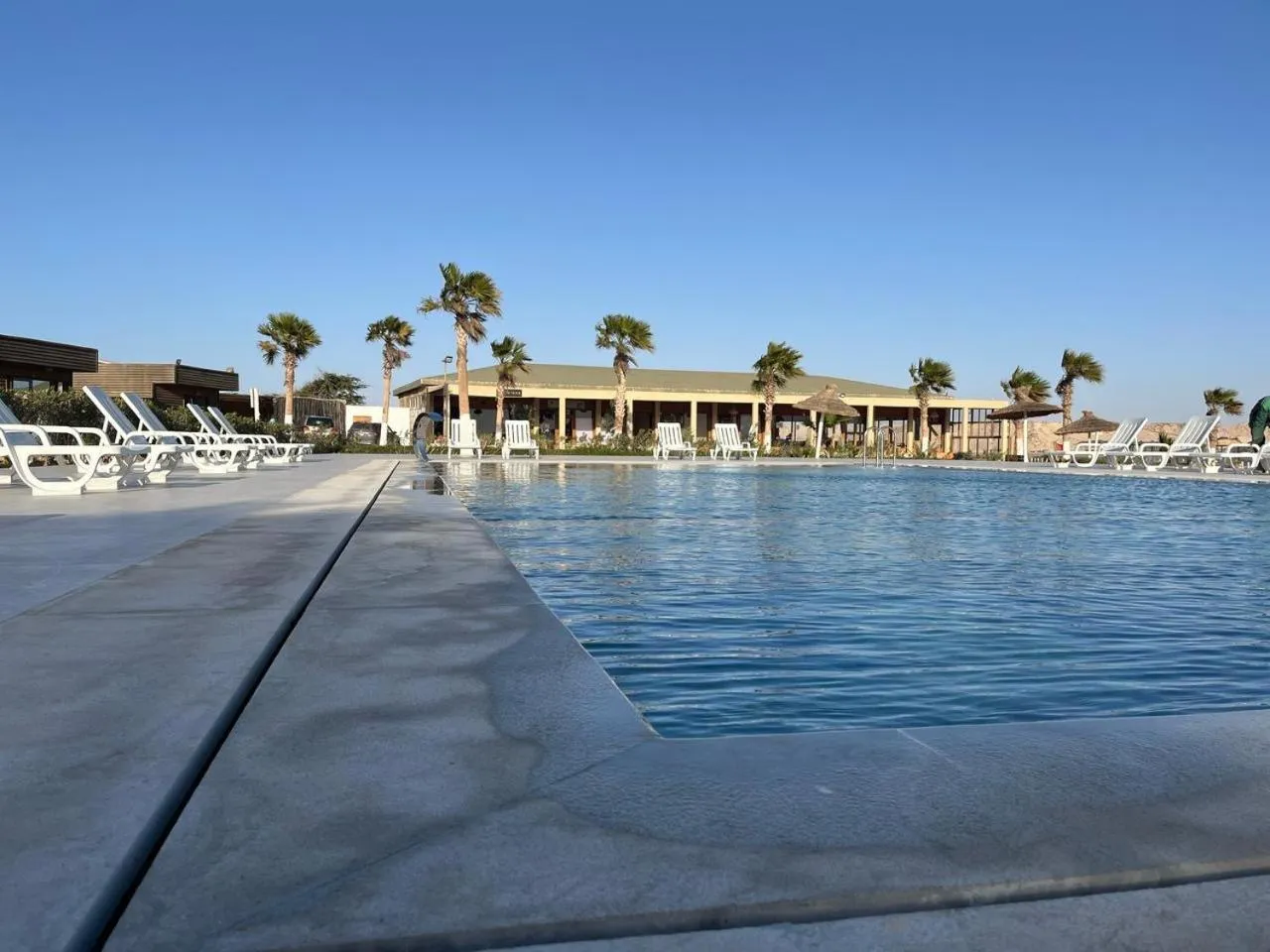 Swimming pool in Dakhla Camp