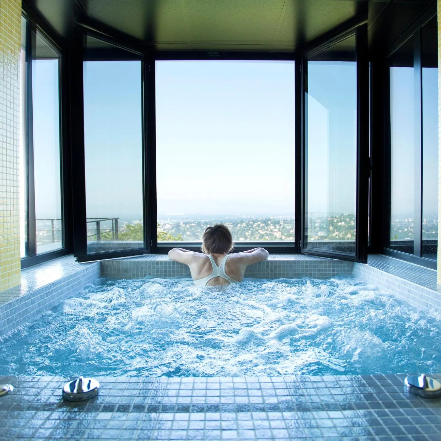 Spa and wellness centre/facilities in L'Ermitage Hôtel Cuisine-À-Manger