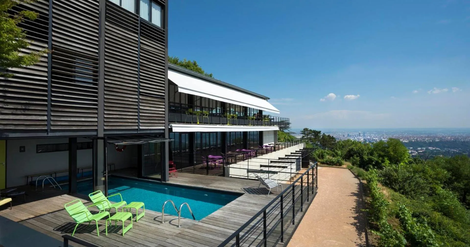 View (from property/room) in L'Ermitage Hôtel Cuisine-À-Manger