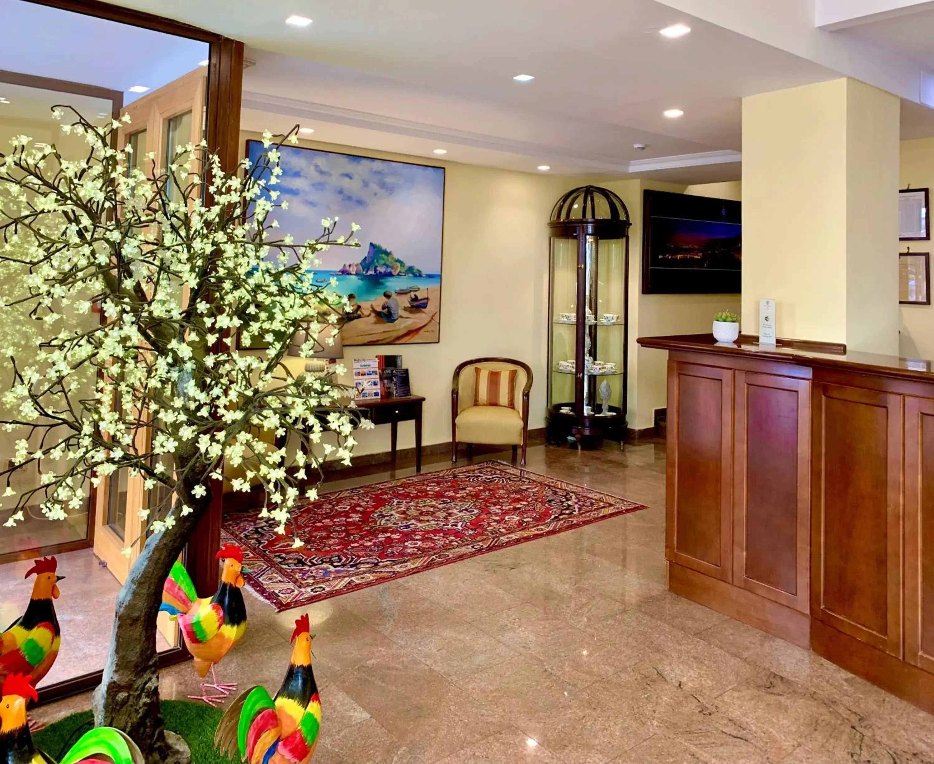 Lobby or reception in Hotel Isabella Lobby or reception in Hotel Isabella