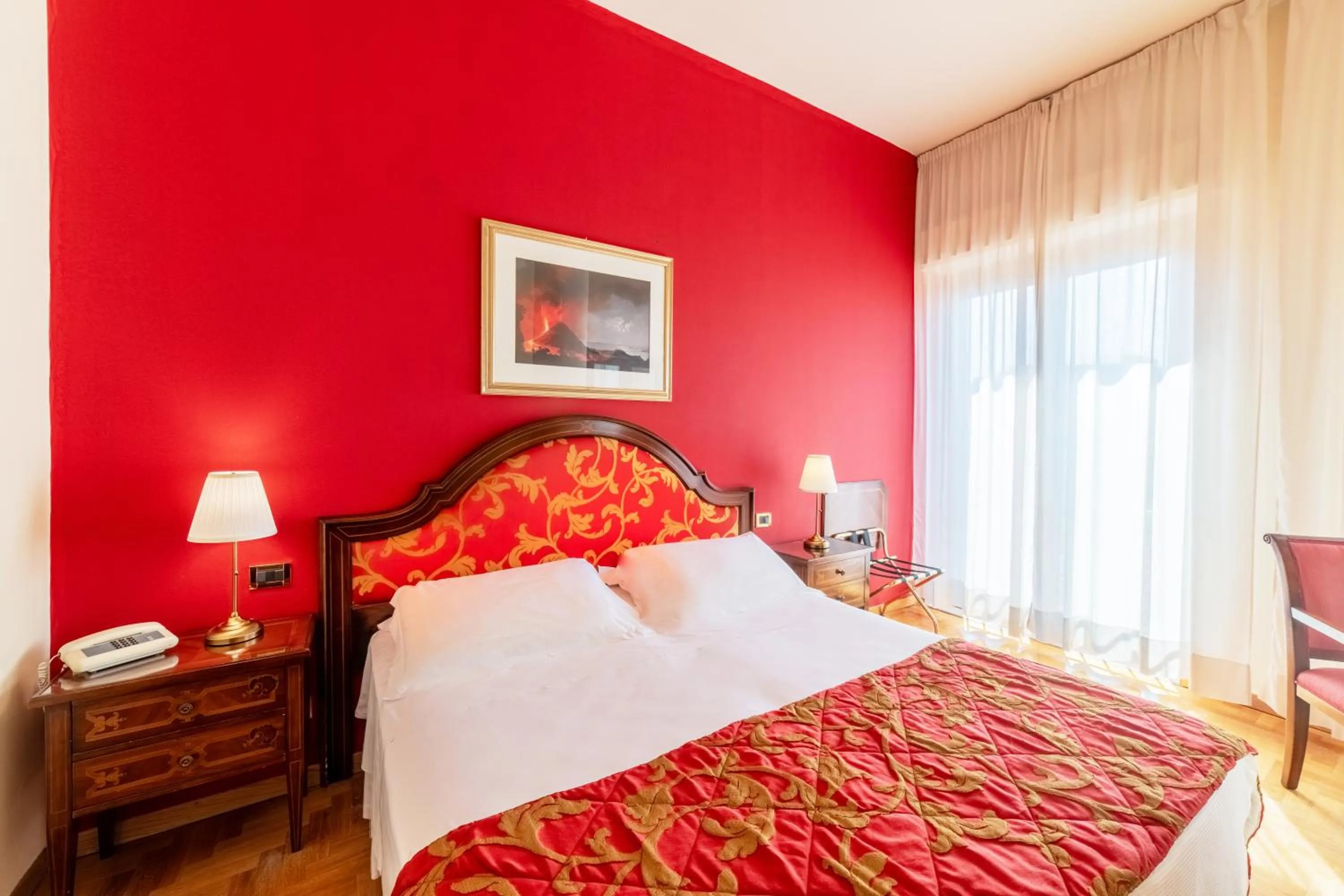 Bed in Hotel Isabella