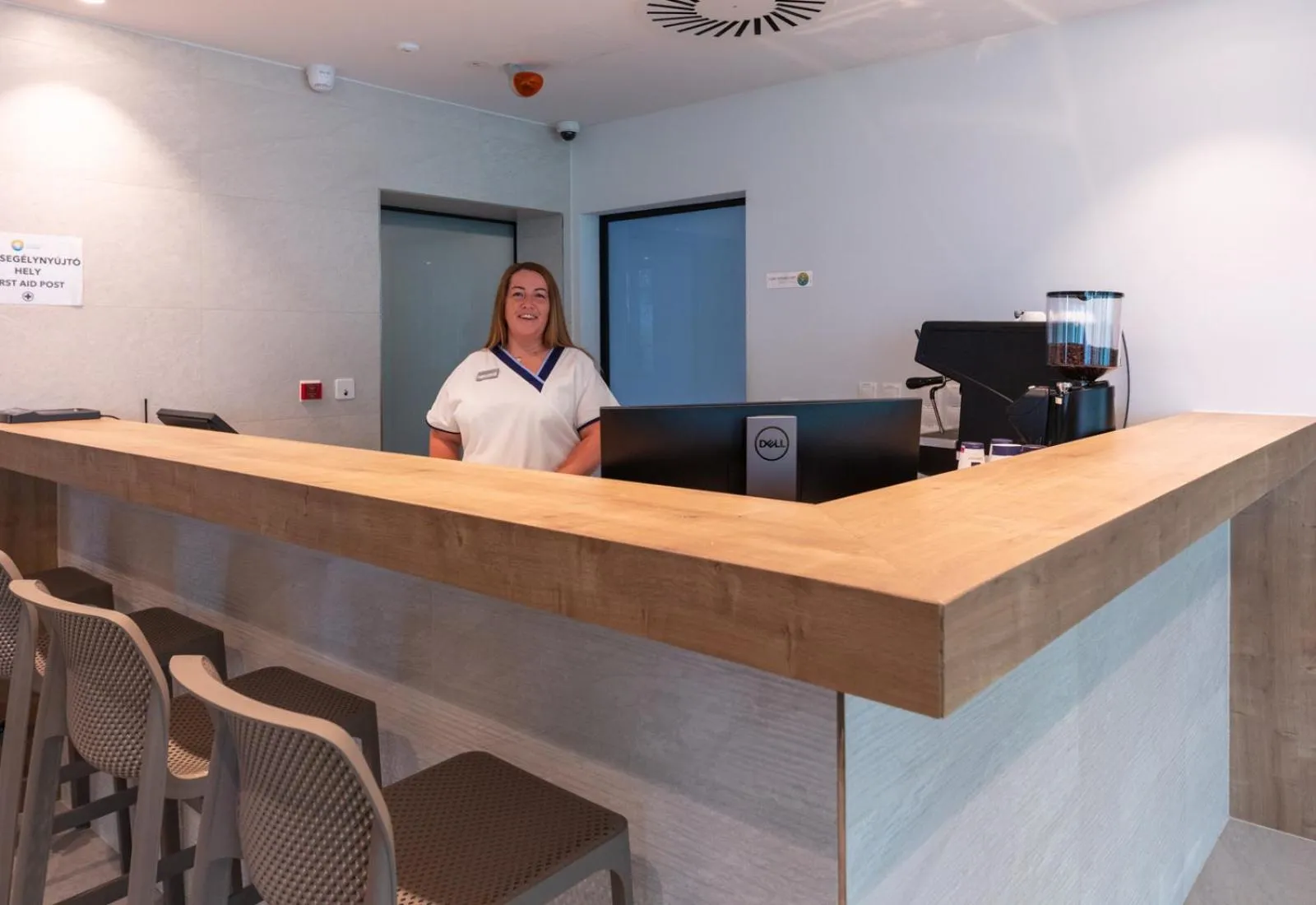 Lobby or reception in Hotel OTP Balatonszemes