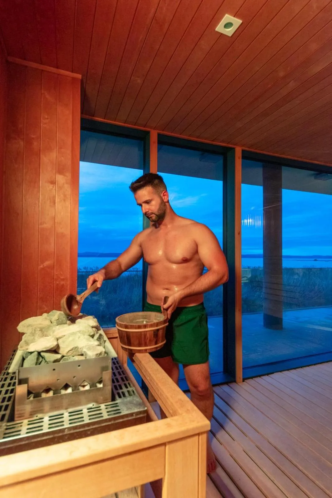 Sauna in Hotel OTP Balatonszemes