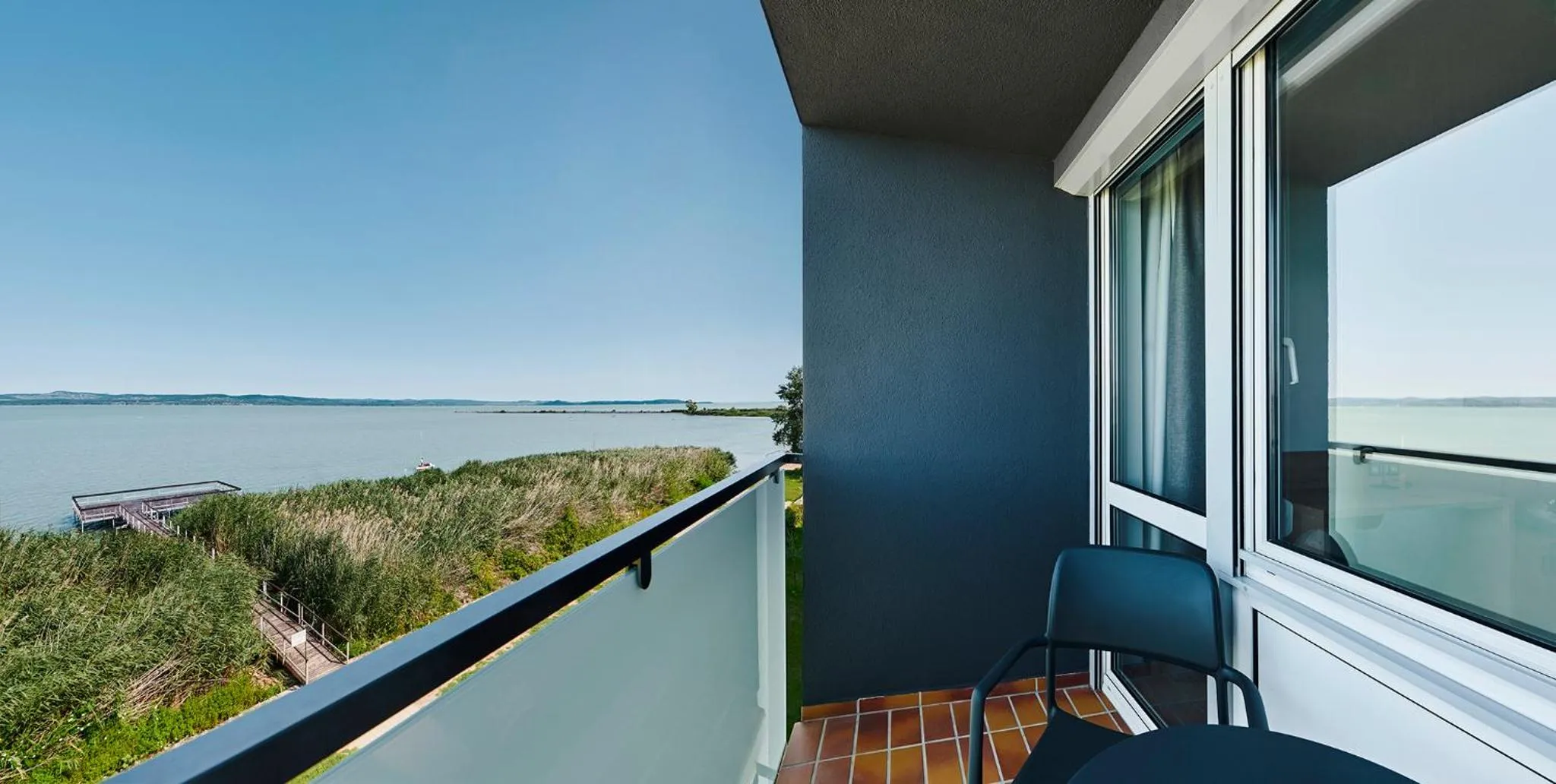 Balcony/Terrace in Hotel OTP Balatonszemes