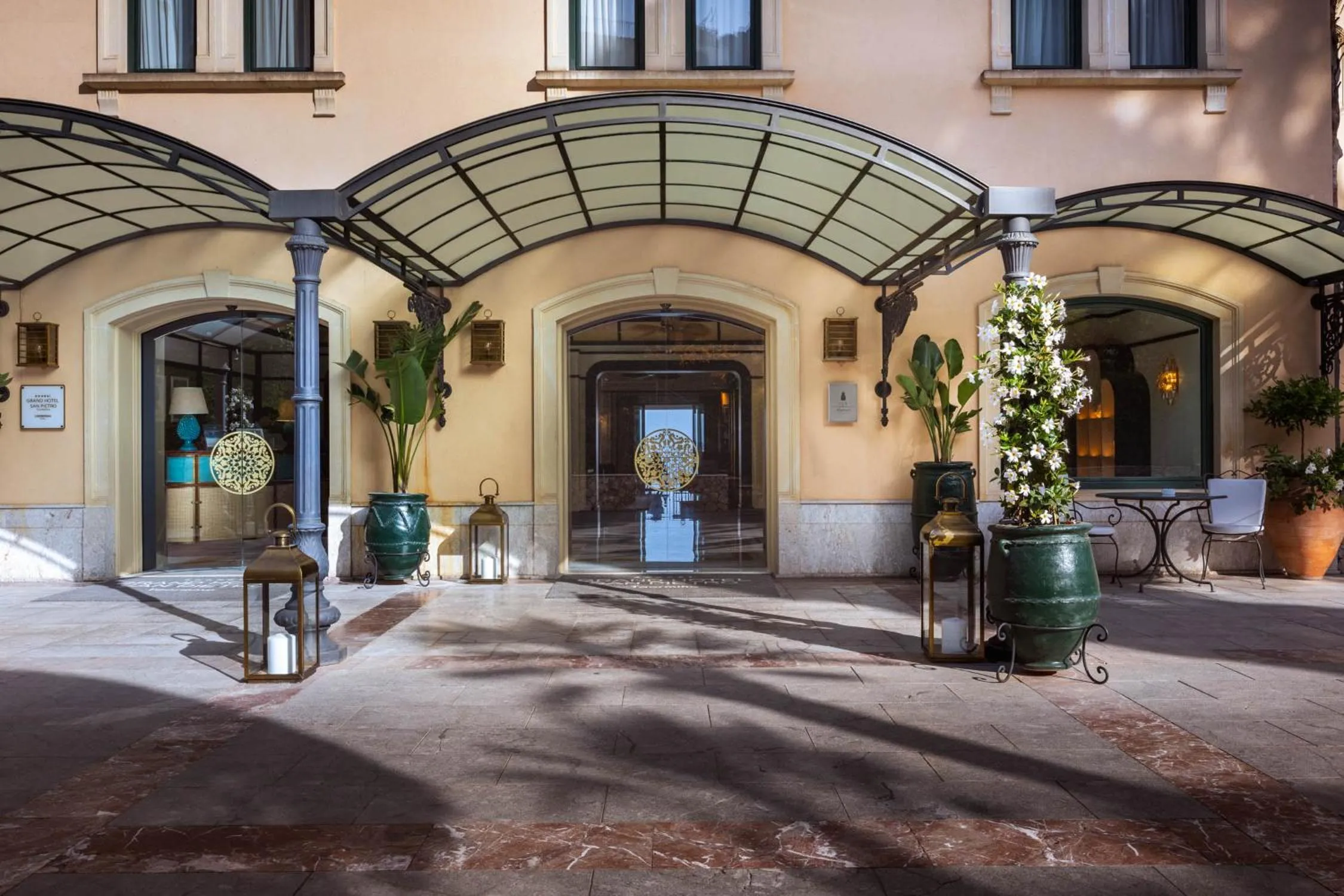 Facade/entrance in Grand Hotel San Pietro Taormina
