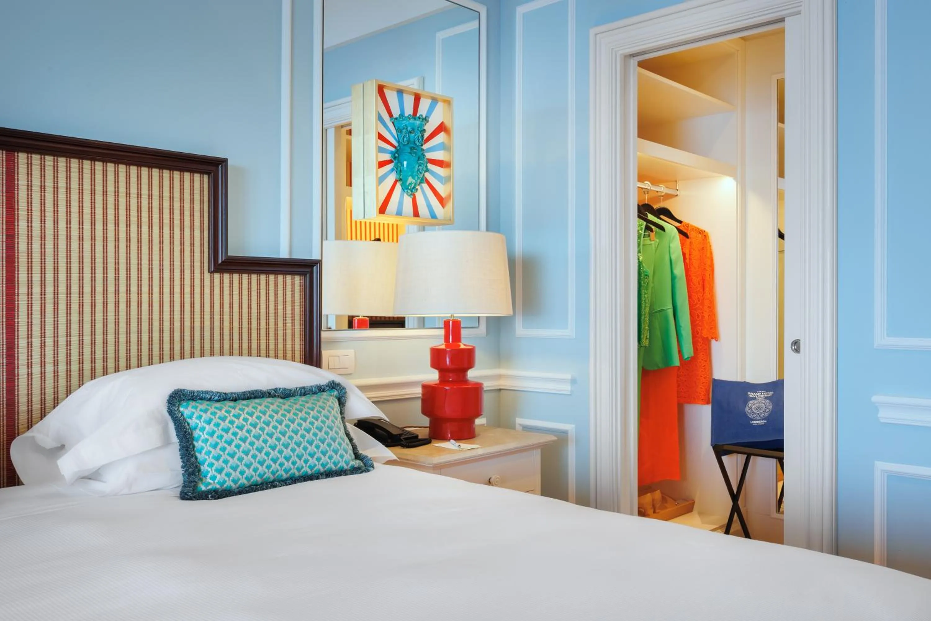 Bedroom, Bed in Grand Hotel San Pietro Taormina