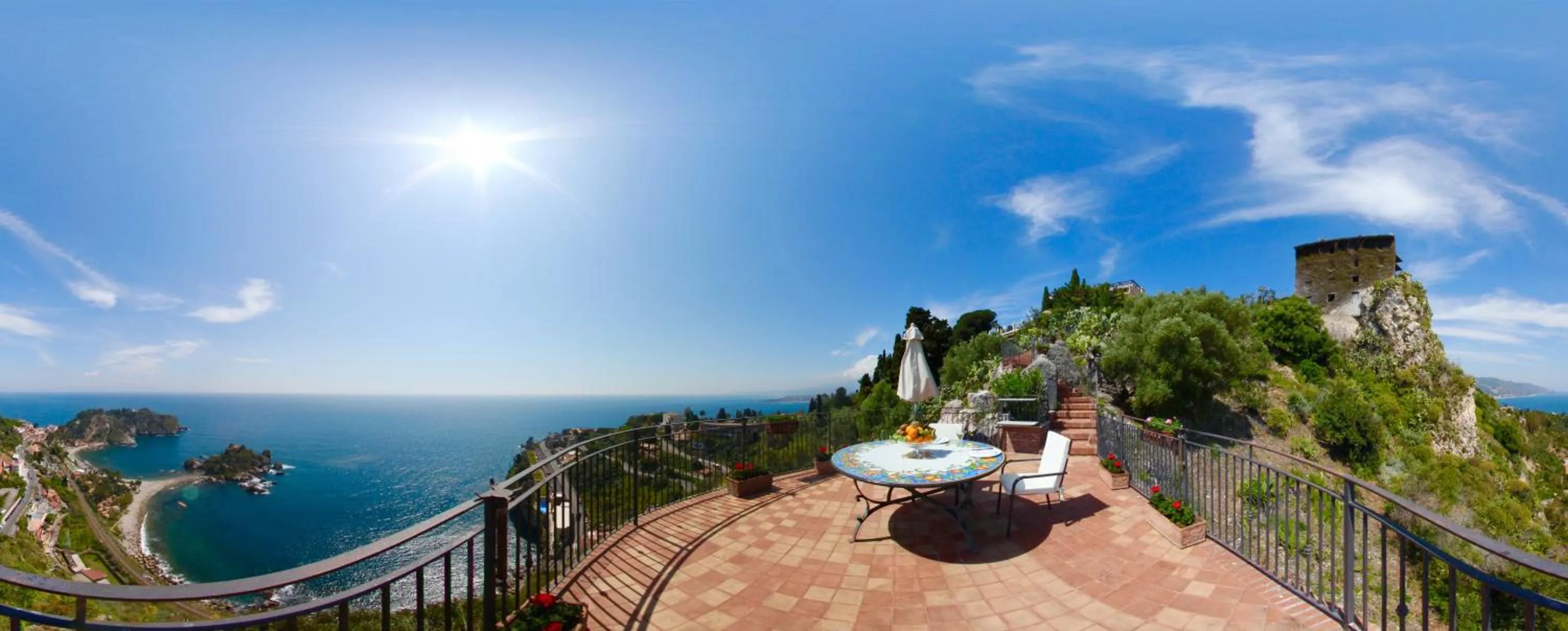 Balcony/Terrace in Grand Hotel San Pietro Taormina
