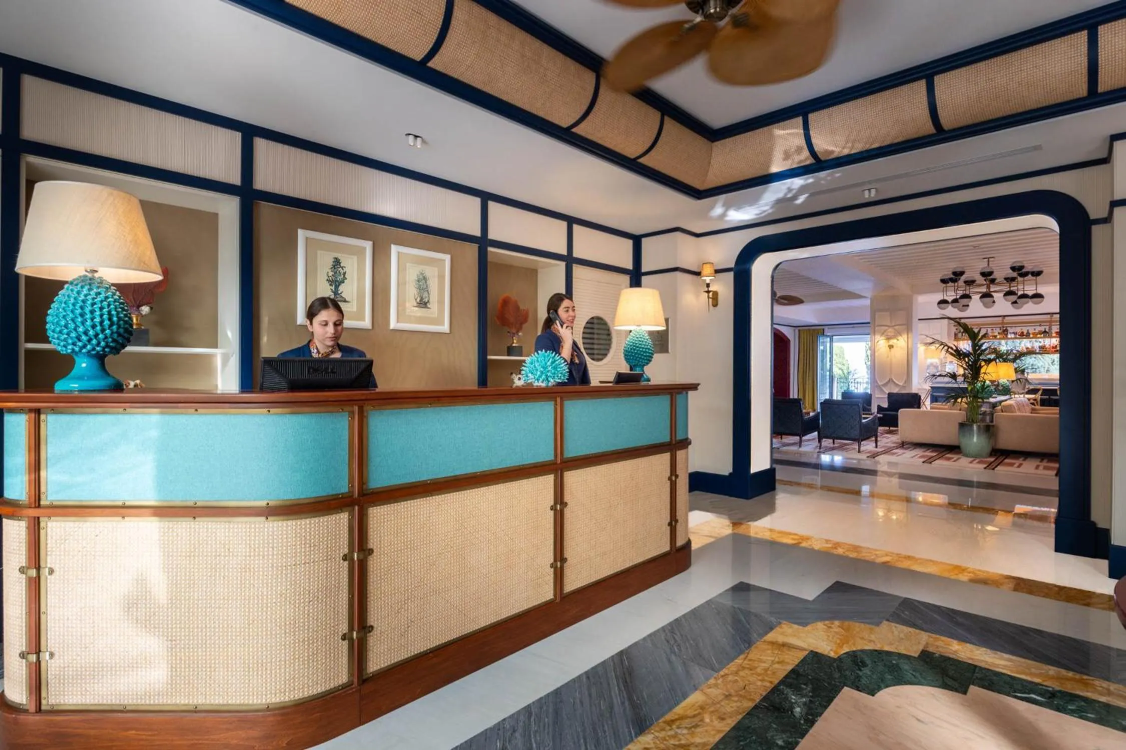 Lobby or reception in Grand Hotel San Pietro Taormina