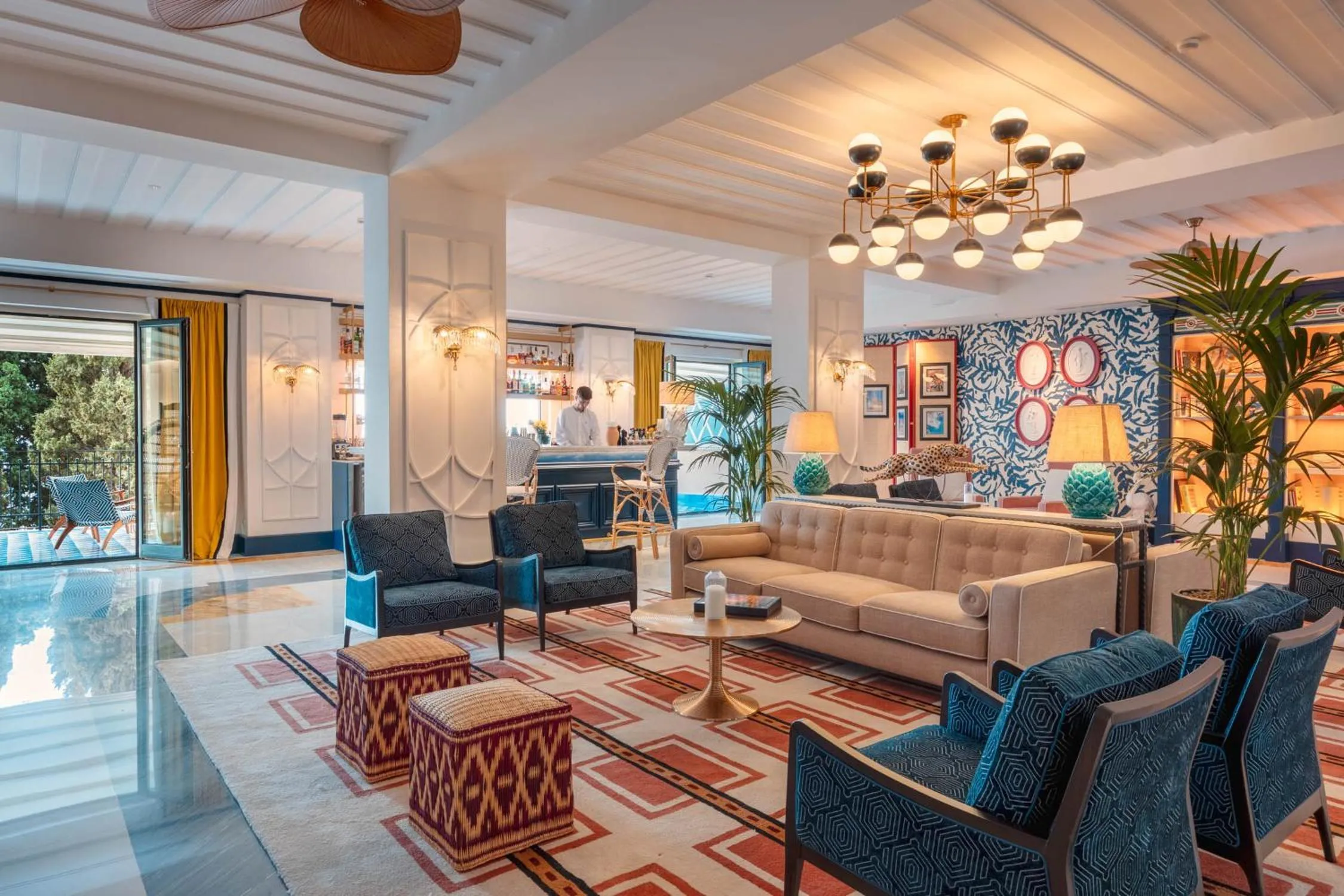 Lobby or reception in Grand Hotel San Pietro Taormina