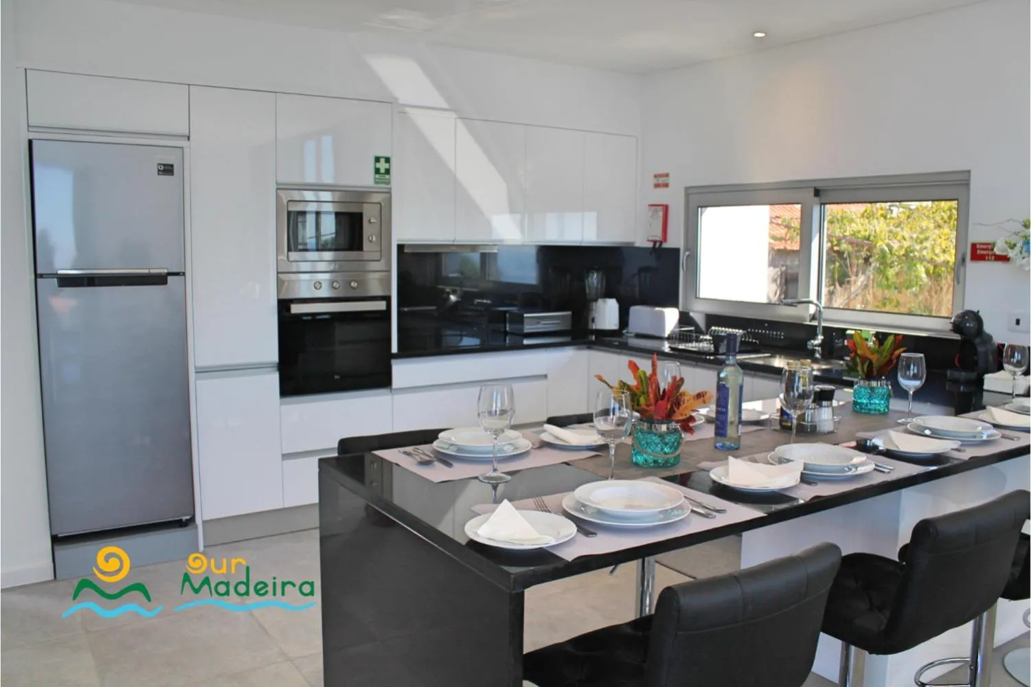Kitchen or kitchenette in OurMadeira - Calheta Heights