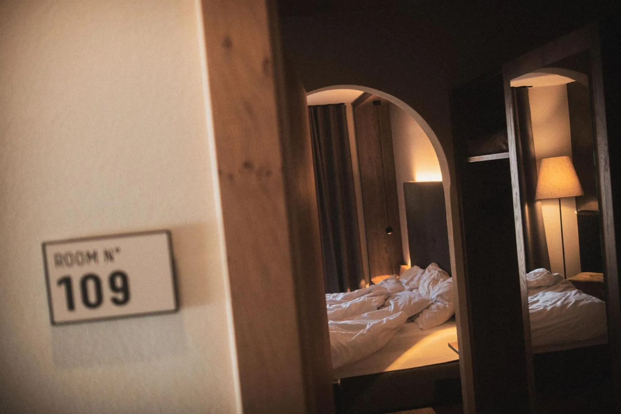 Bed in Hotel Christof