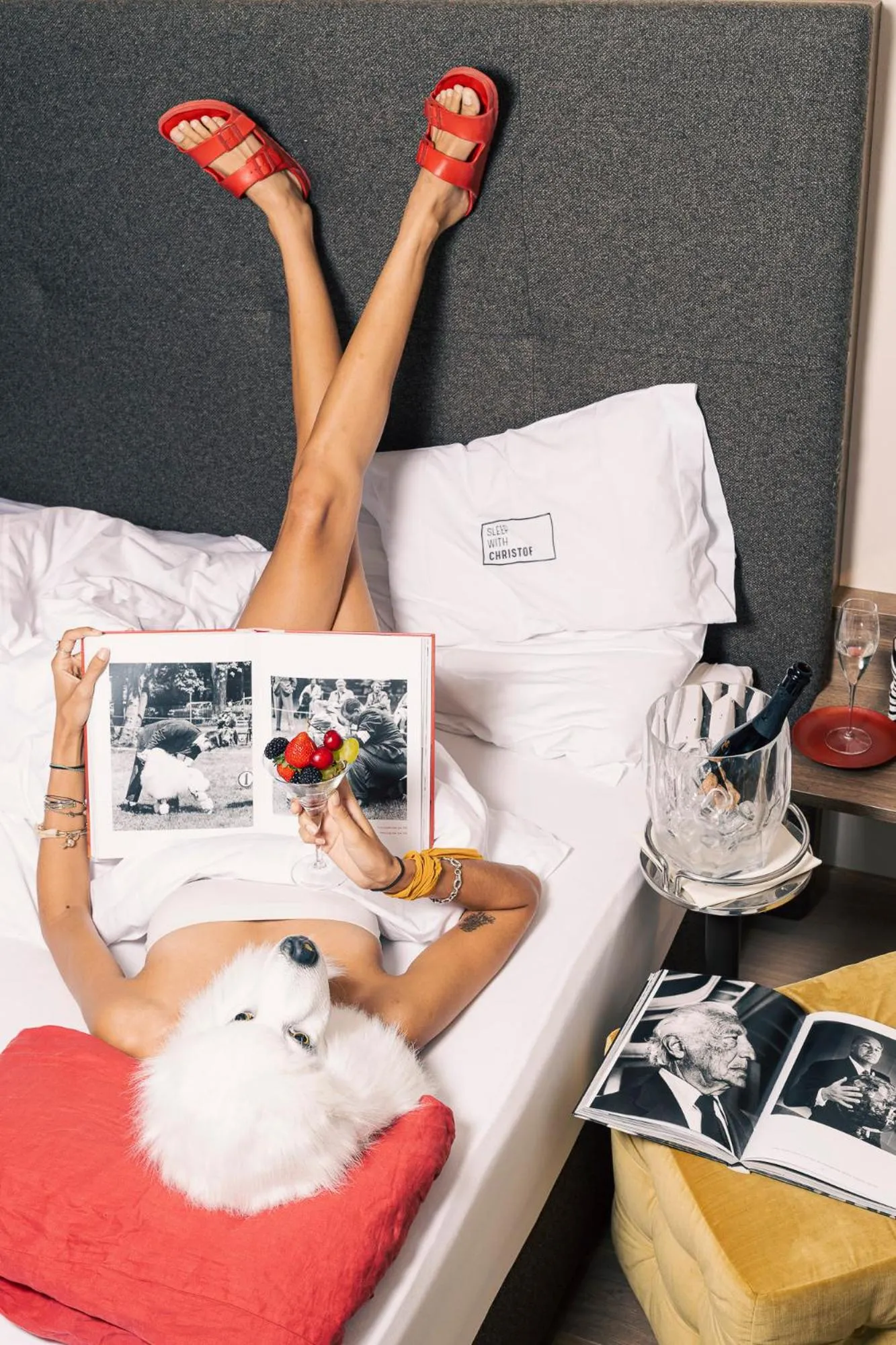 Bed in Hotel Christof