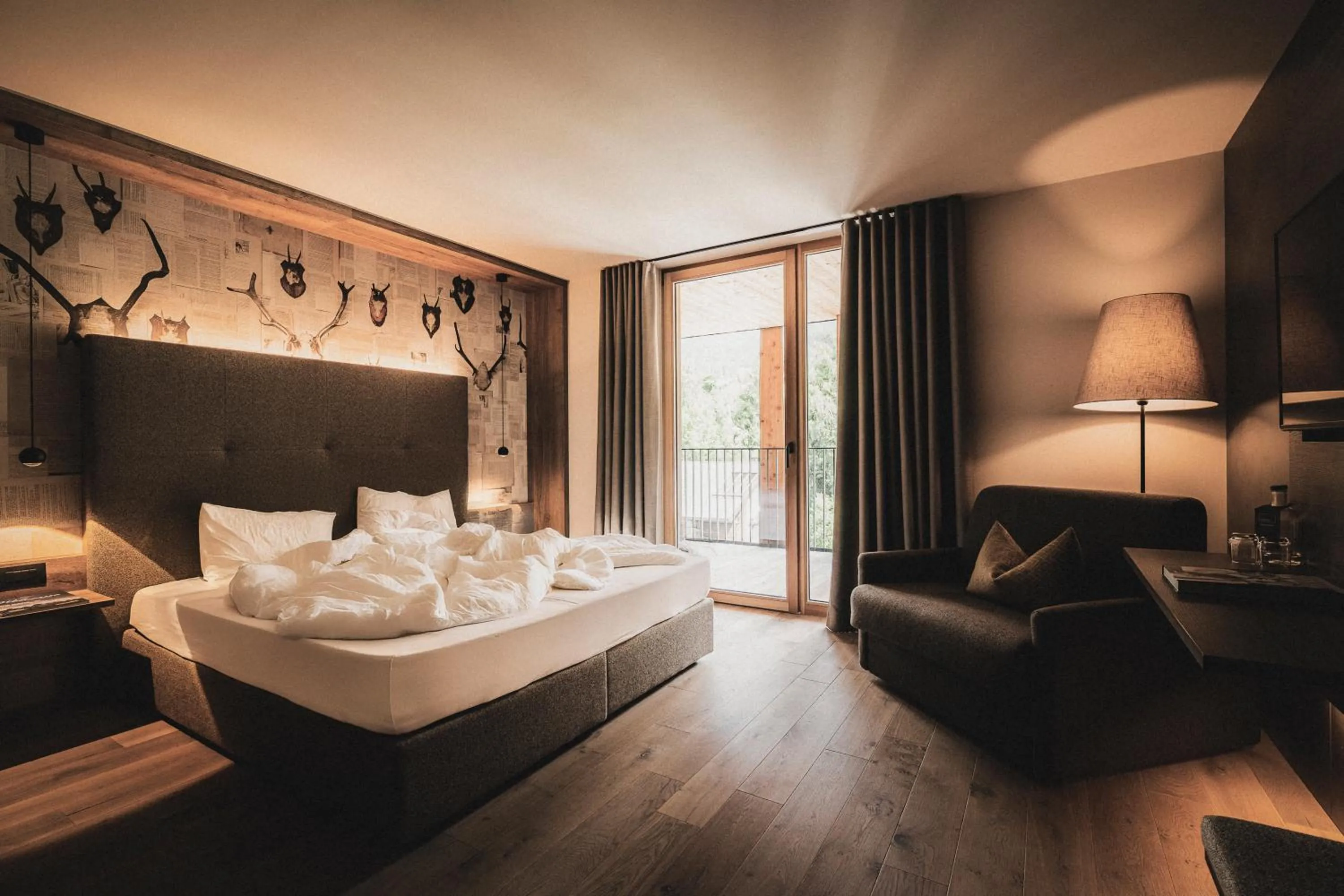 Bed in Hotel Christof