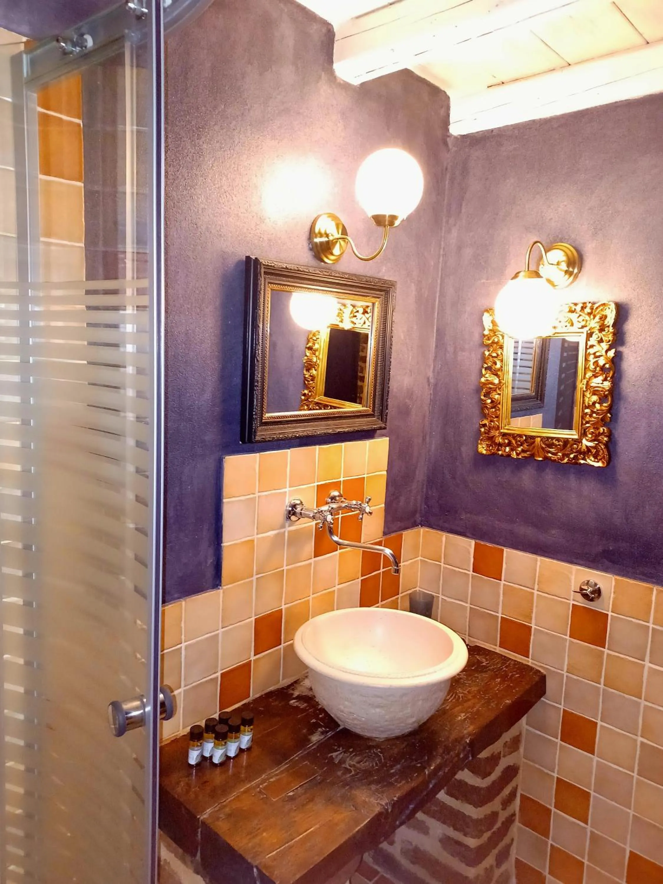 Bathroom in Palio Litochoro The Countryside Lodge