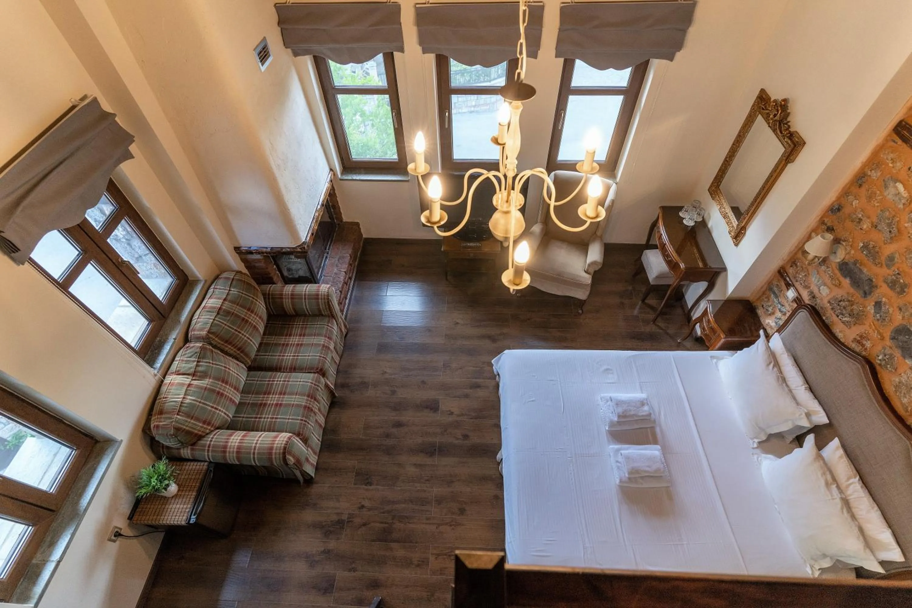 Bedroom in Palio Litochoro The Countryside Lodge