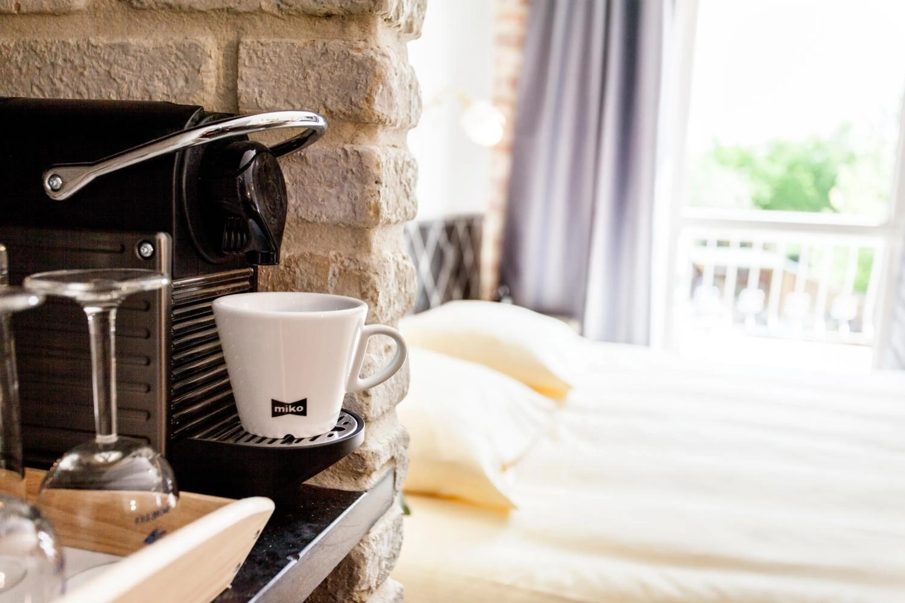 Bed in Thermae Boetfort Hotel