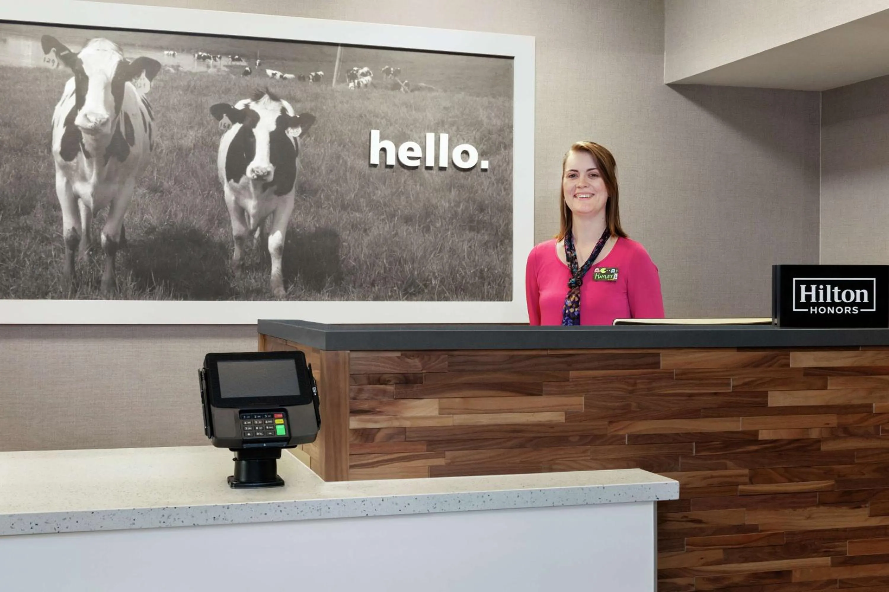Lobby or reception in Hampton Inn Tracy