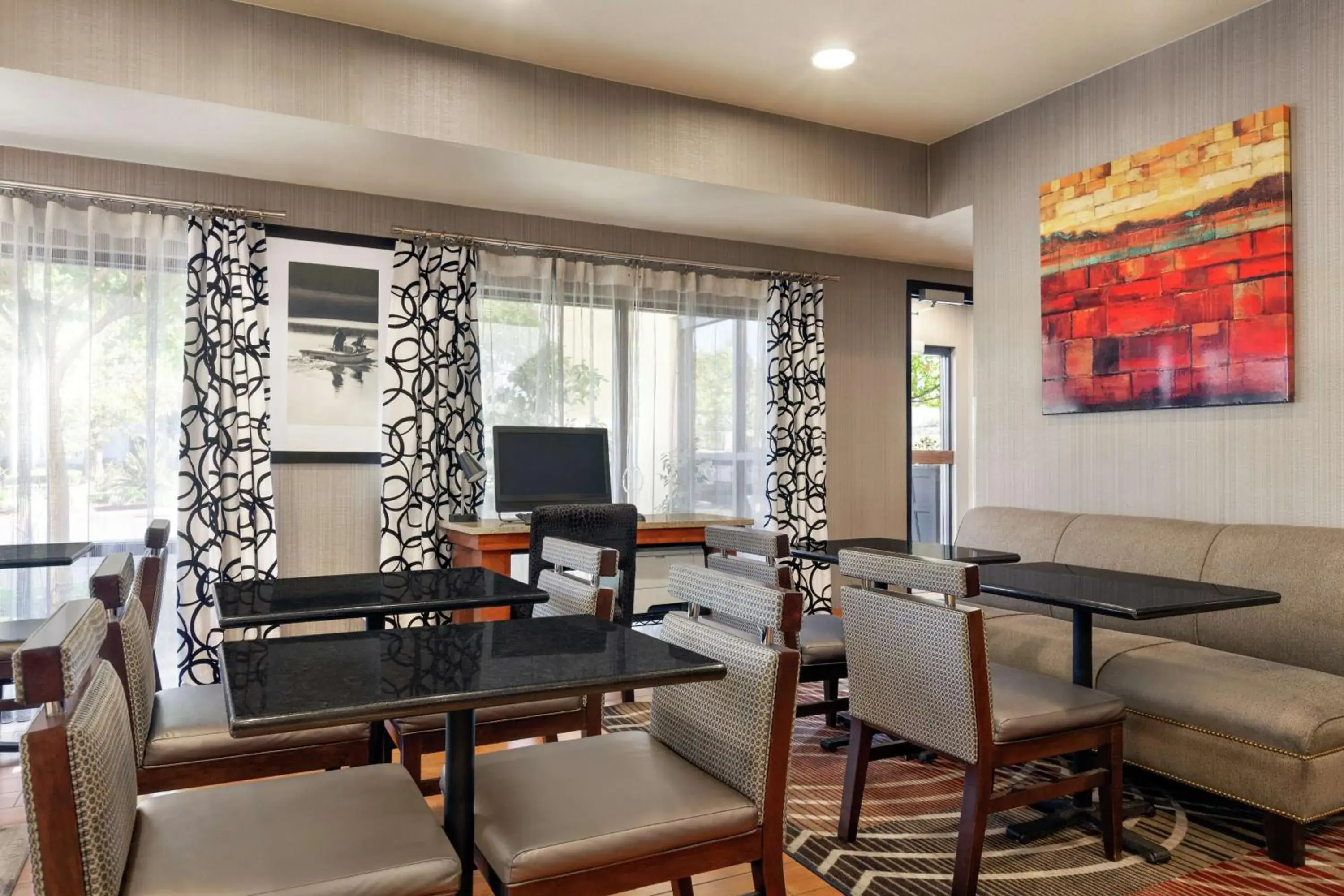 Lobby or reception in Hampton Inn Tracy Lobby or reception in Hampton Inn Tracy