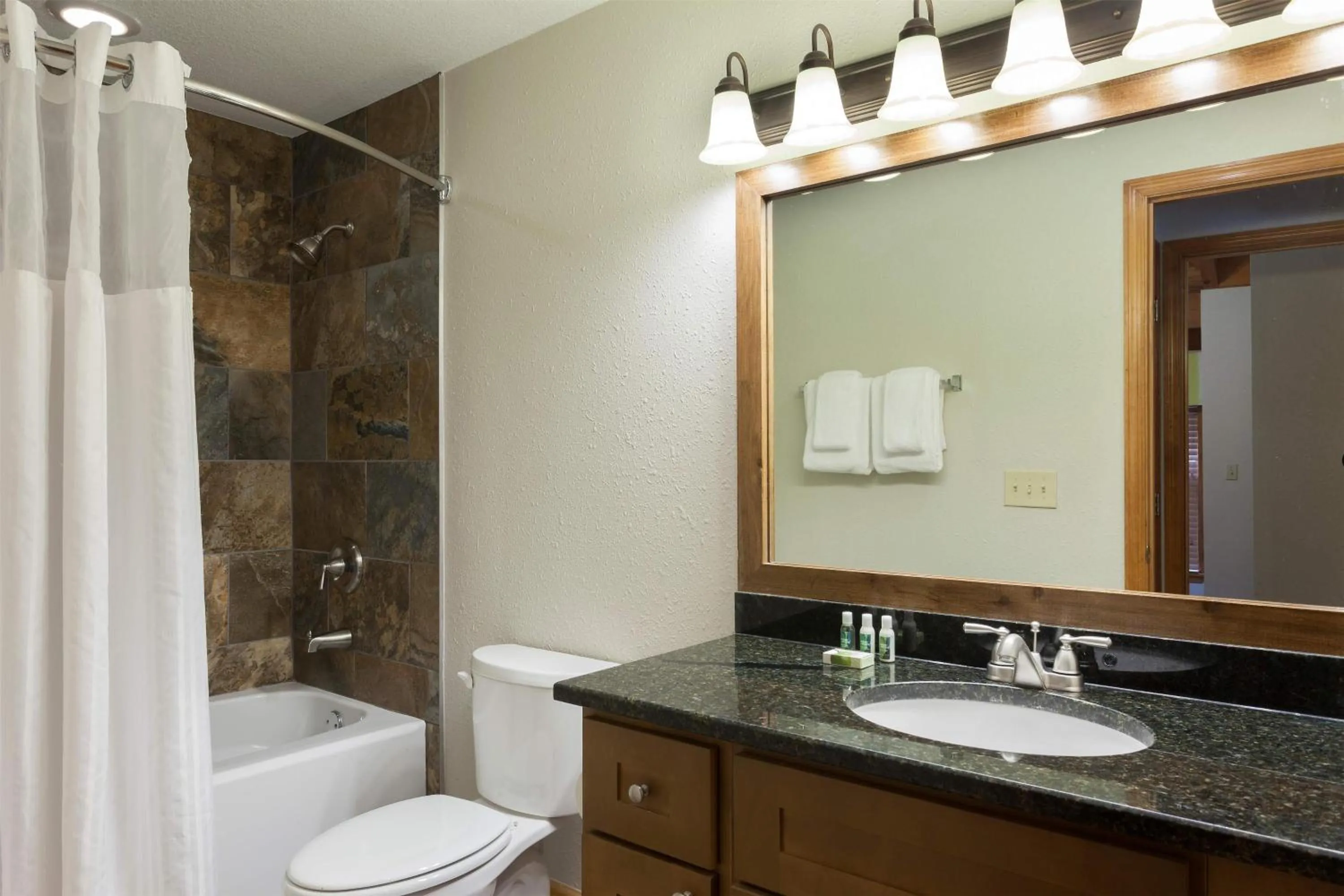 Bathroom in Hilton Vacation Club MountainLoft Gatlinburg