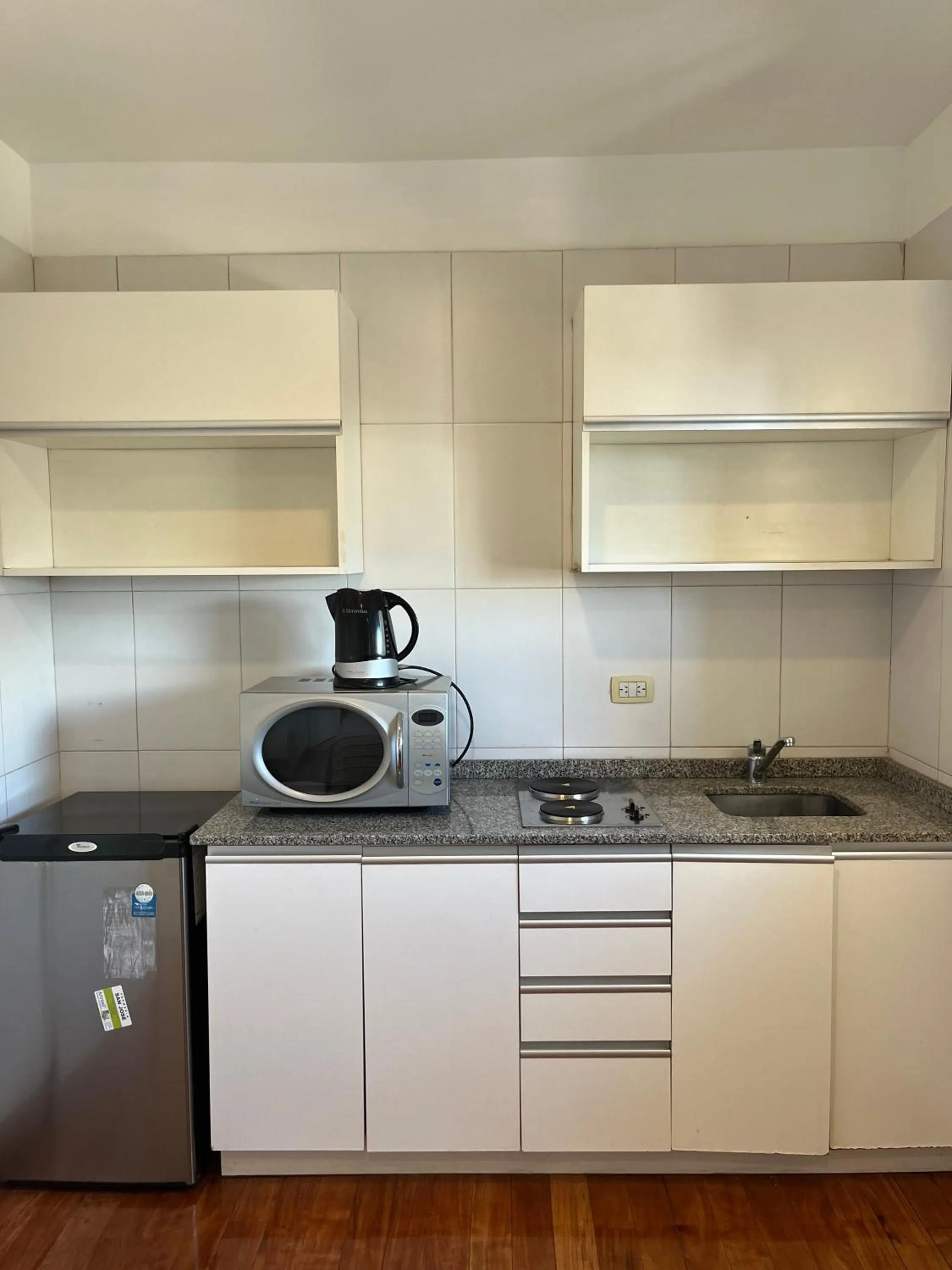 Kitchen or kitchenette in Hotel Marbella