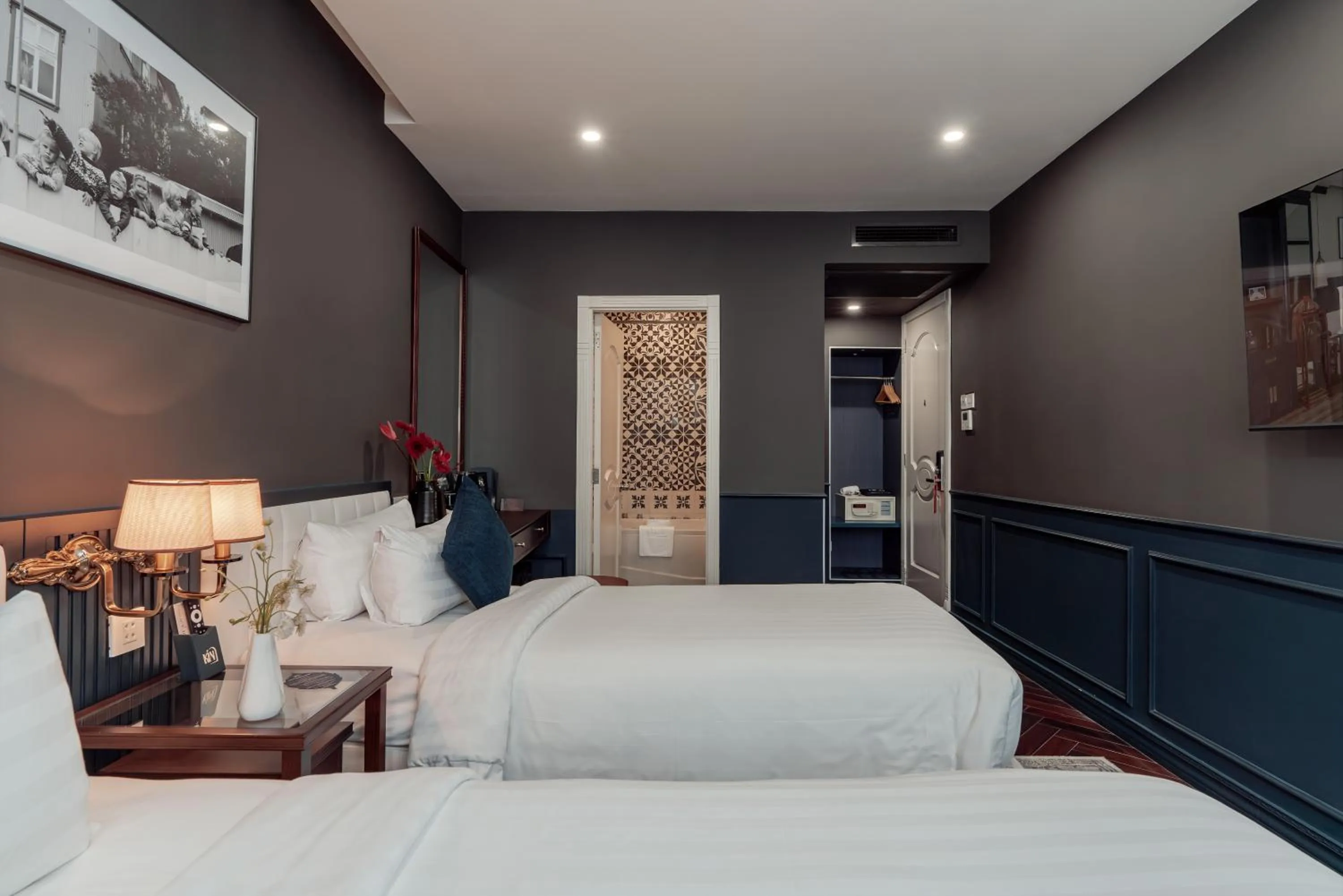 Bed in Kin Hotel Đông Du