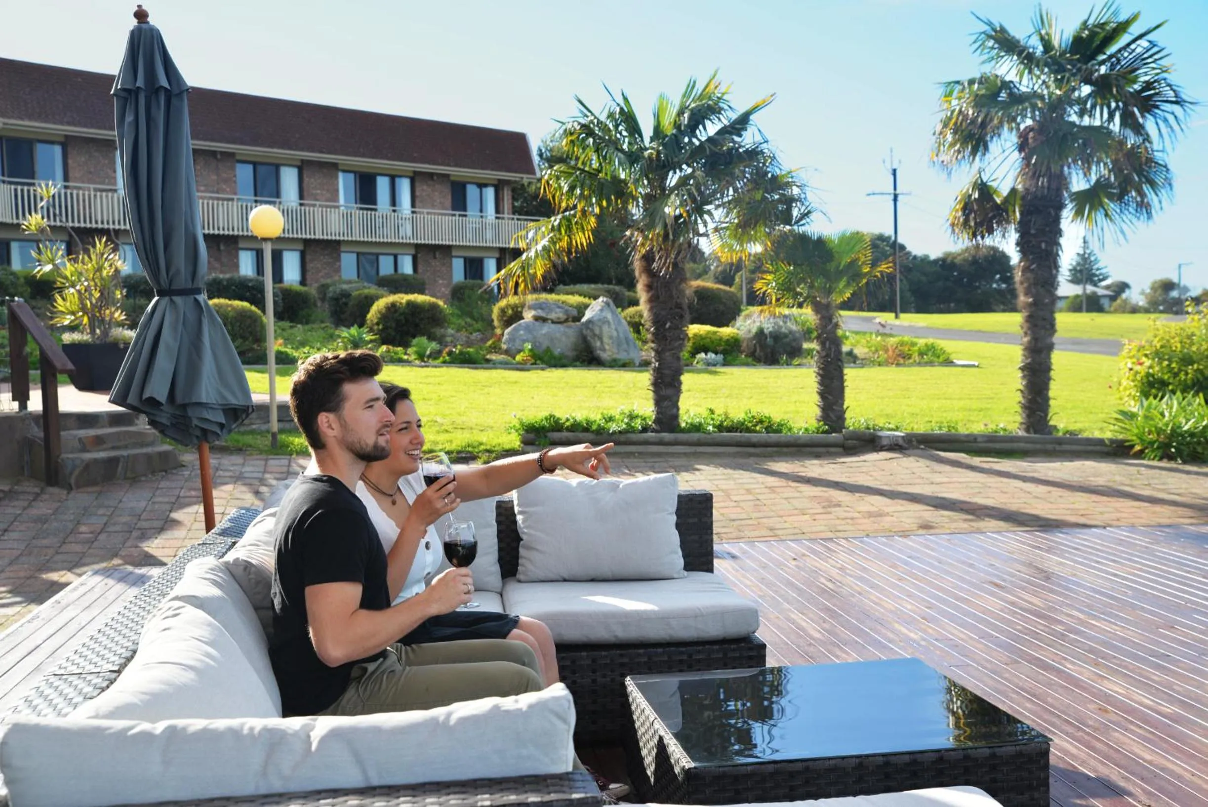 Patio in Kangaroo Island Seaside Inn