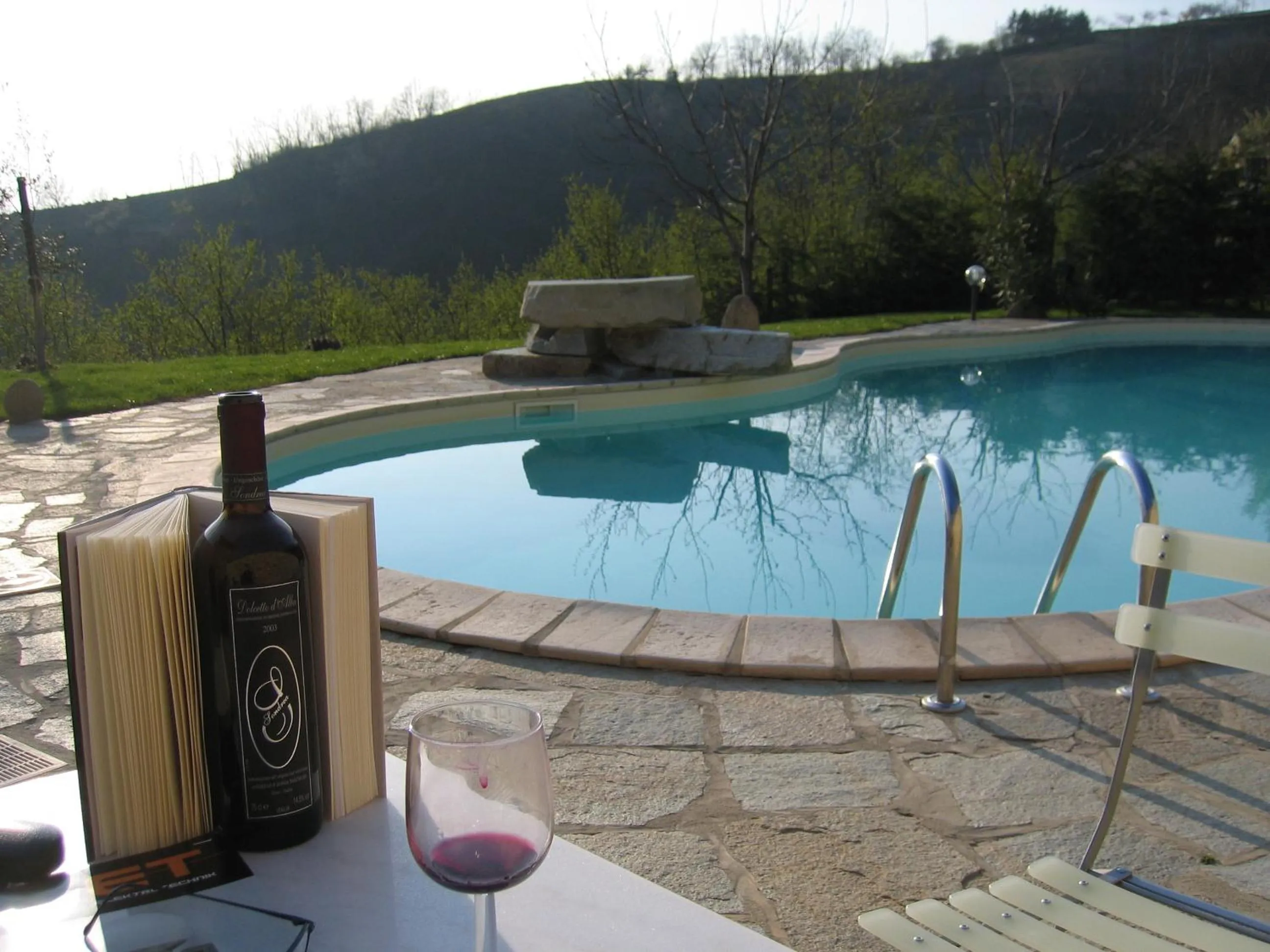 Swimming pool in Agriturismo Sondrea