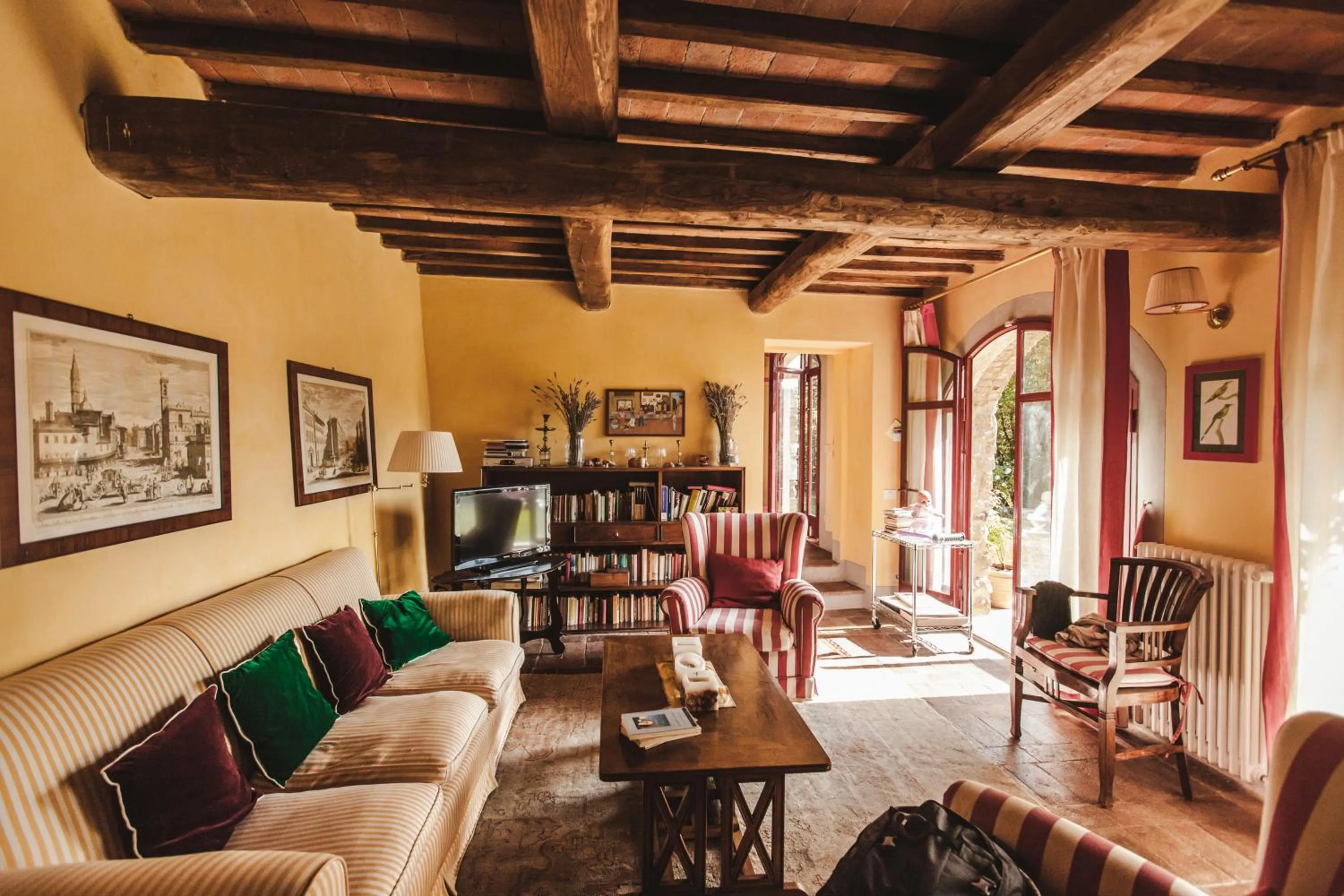 Living room in La Veronica Exclusive Chianti Resort