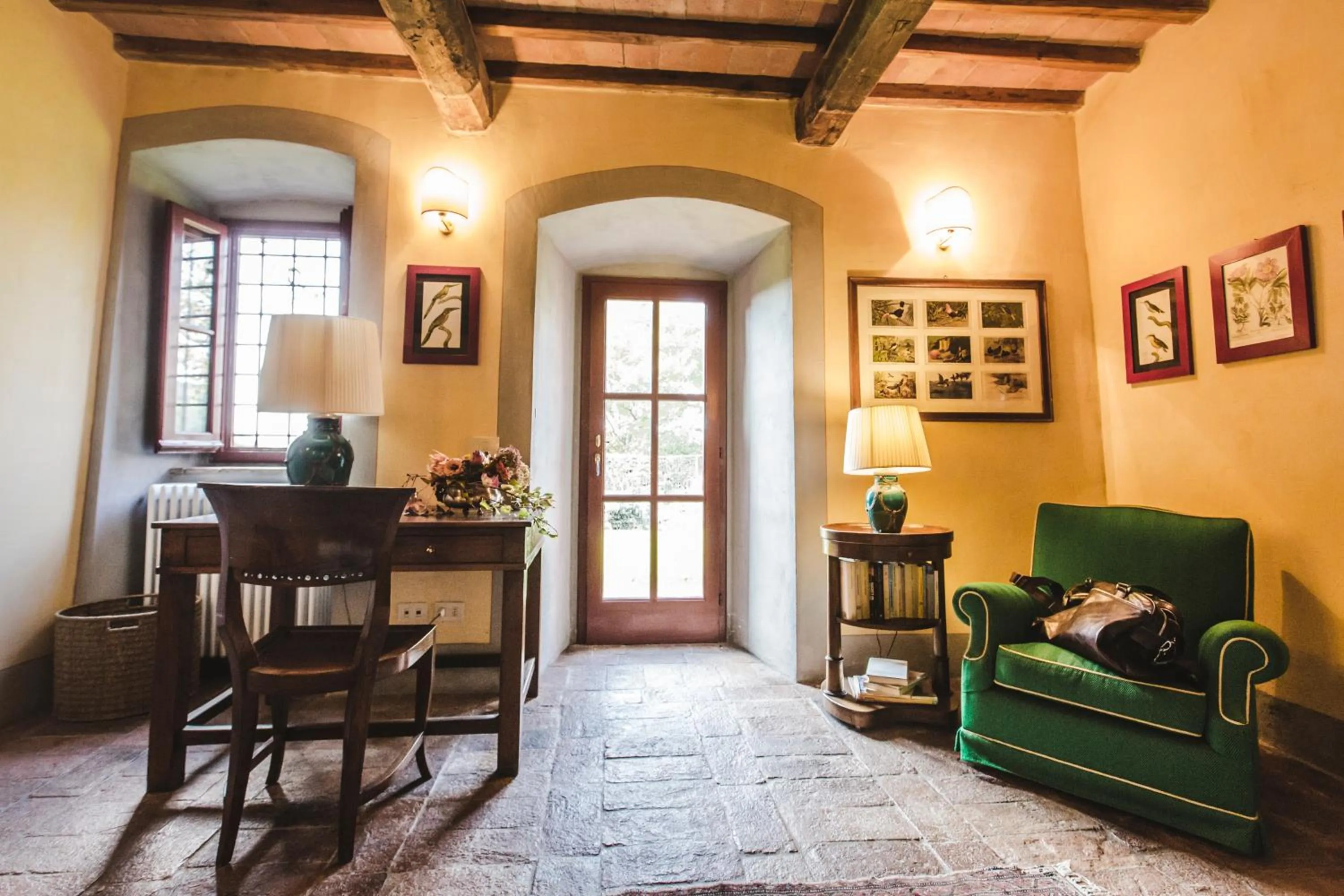 Living room in La Veronica Exclusive Chianti Resort