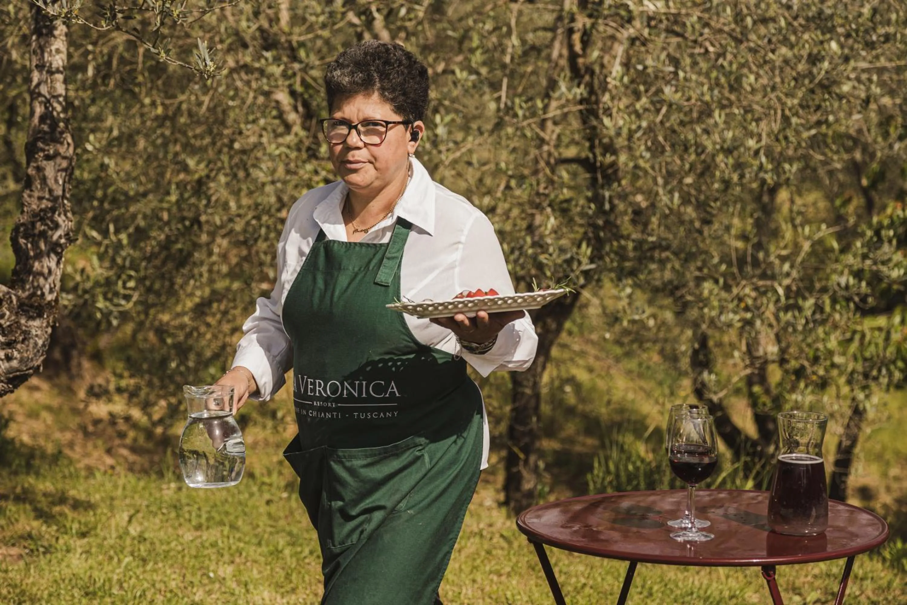 People in La Veronica Exclusive Chianti Resort