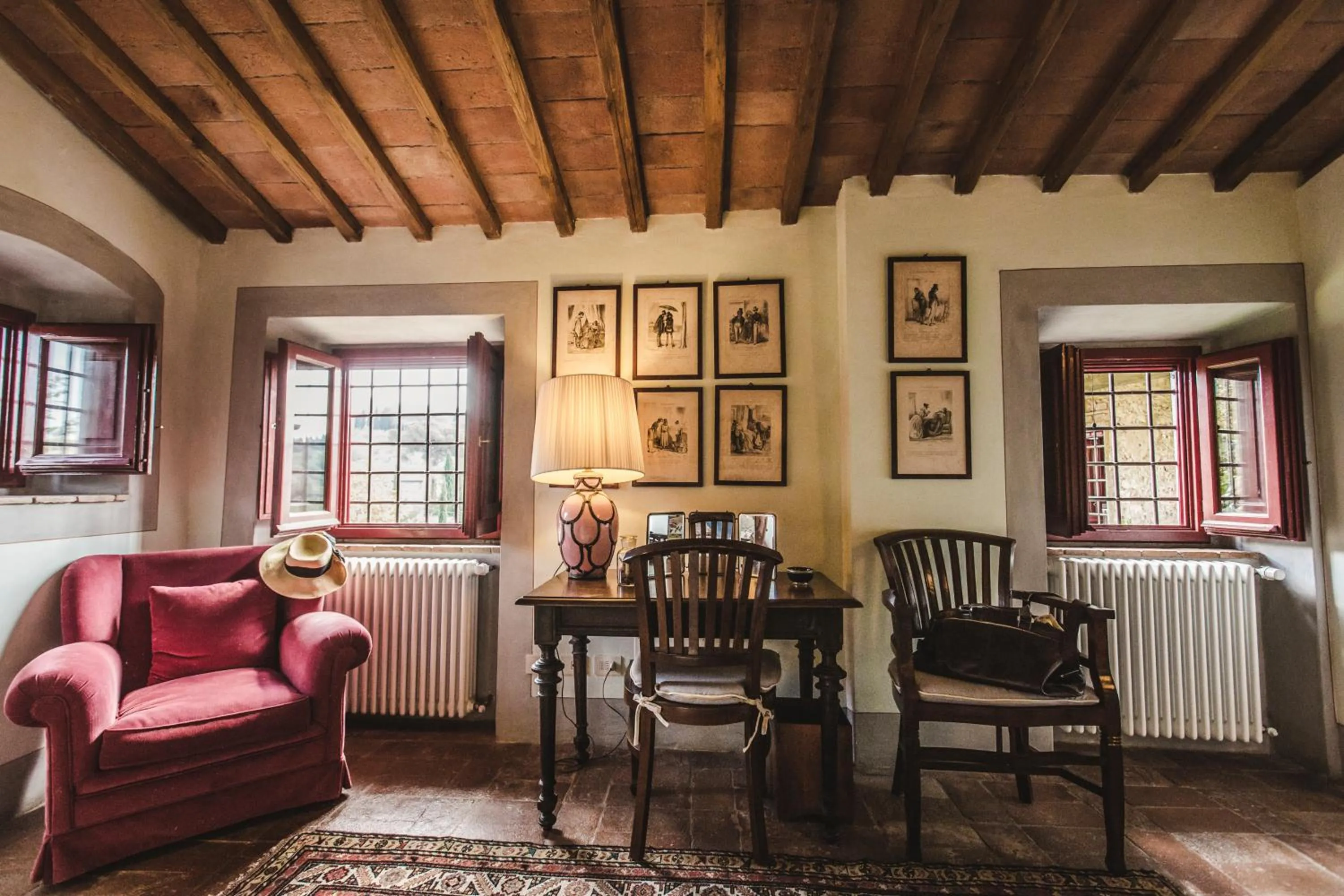 Seating area in La Veronica Exclusive Chianti Resort