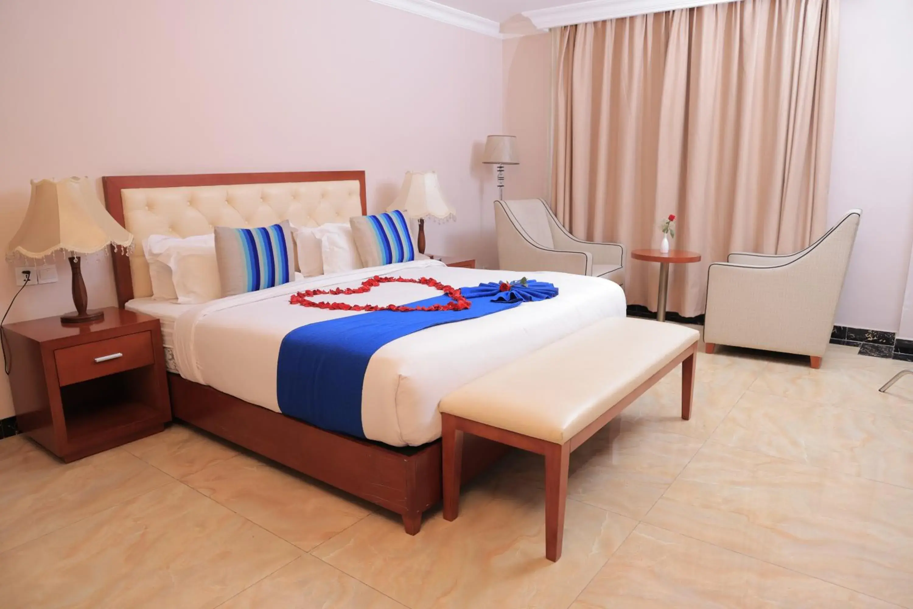 Bed in Tolip Olympia Hotel Bed in Tolip Olympia Hotel