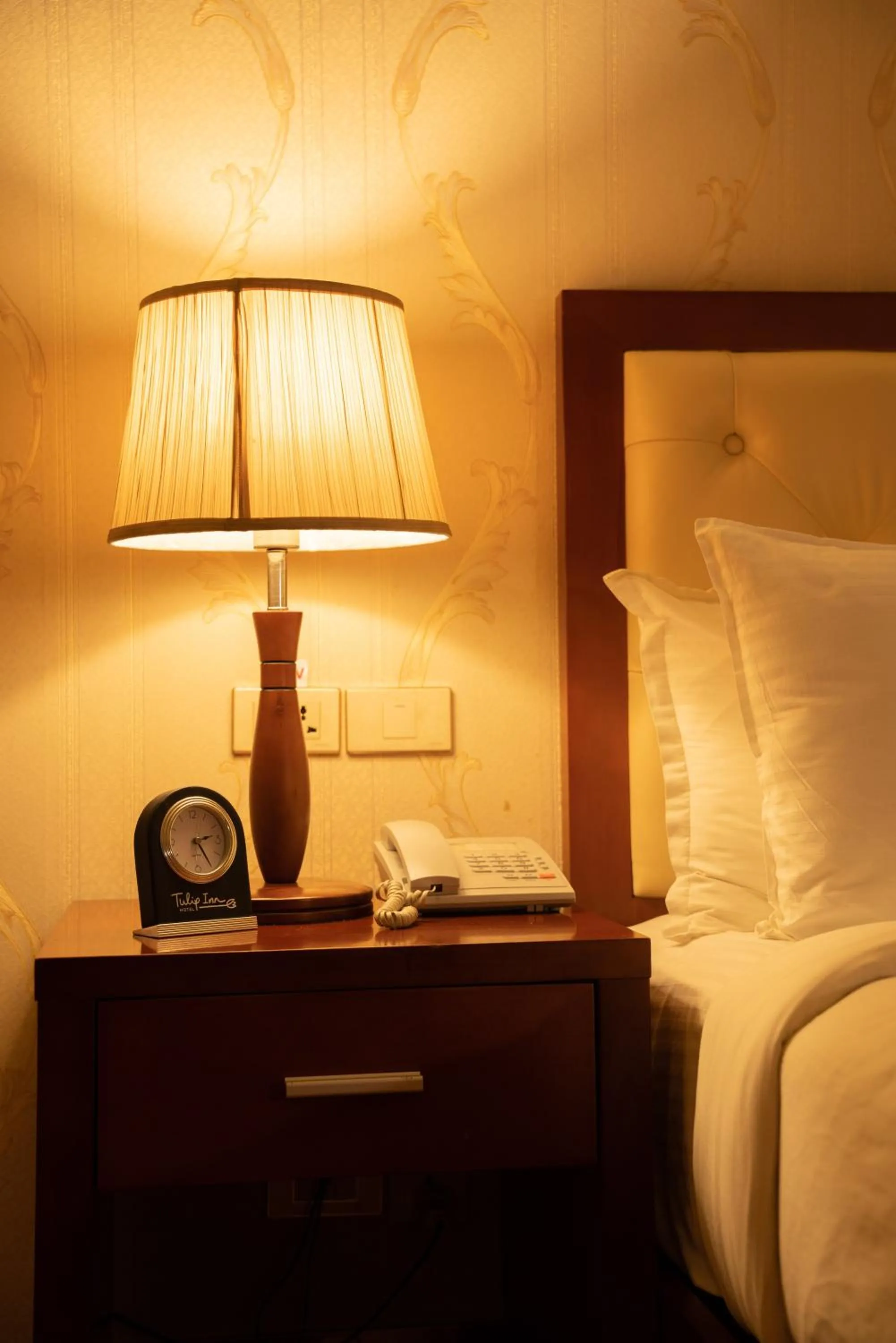 Bed in Tolip Olympia Hotel